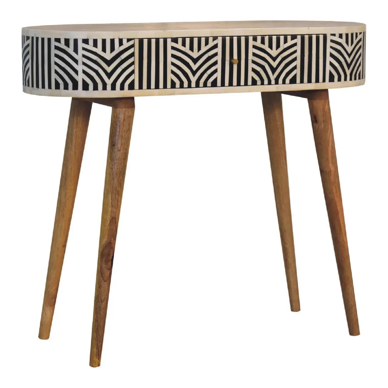 Edessa Bone Inlay Console Table - Living with Luxury