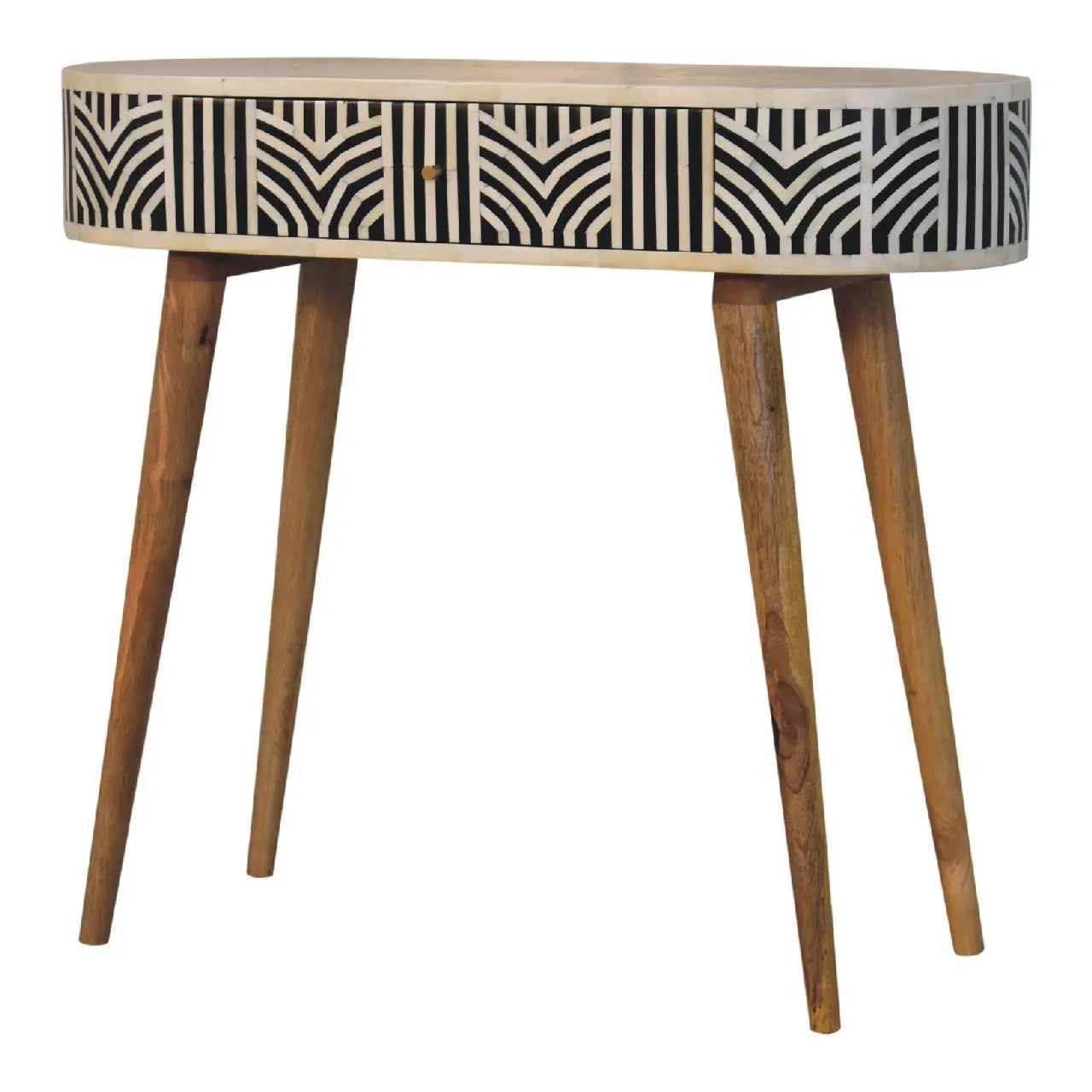Edessa Bone Inlay Console Table - Living with Luxury