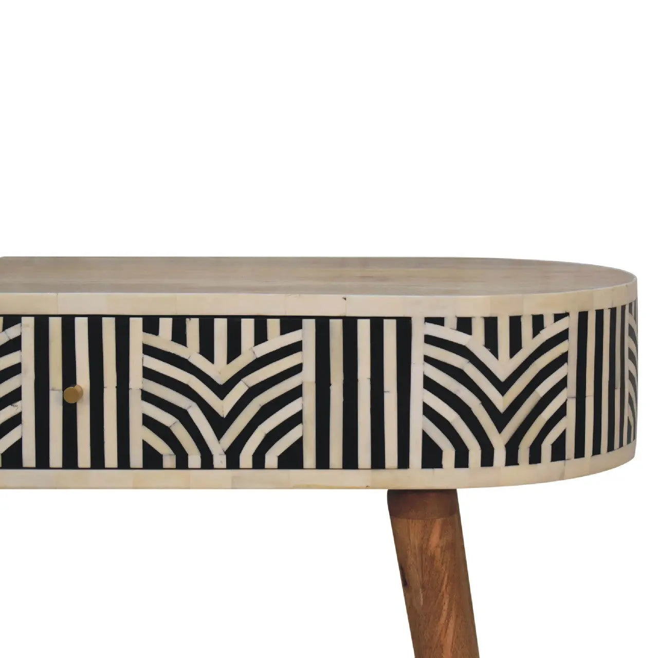 Edessa Bone Inlay Console Table - Living with Luxury