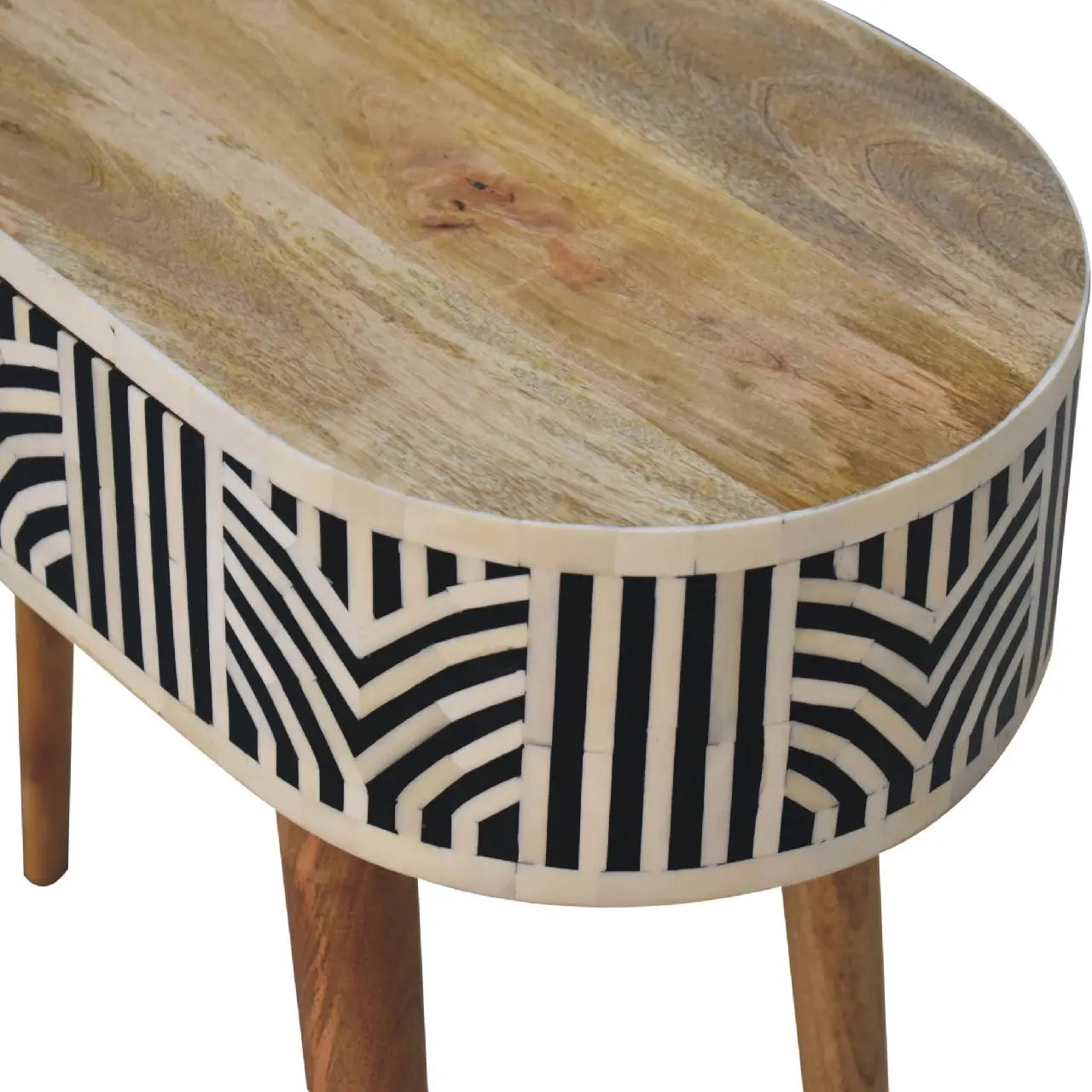 Edessa Bone Inlay Console Table - Living with Luxury