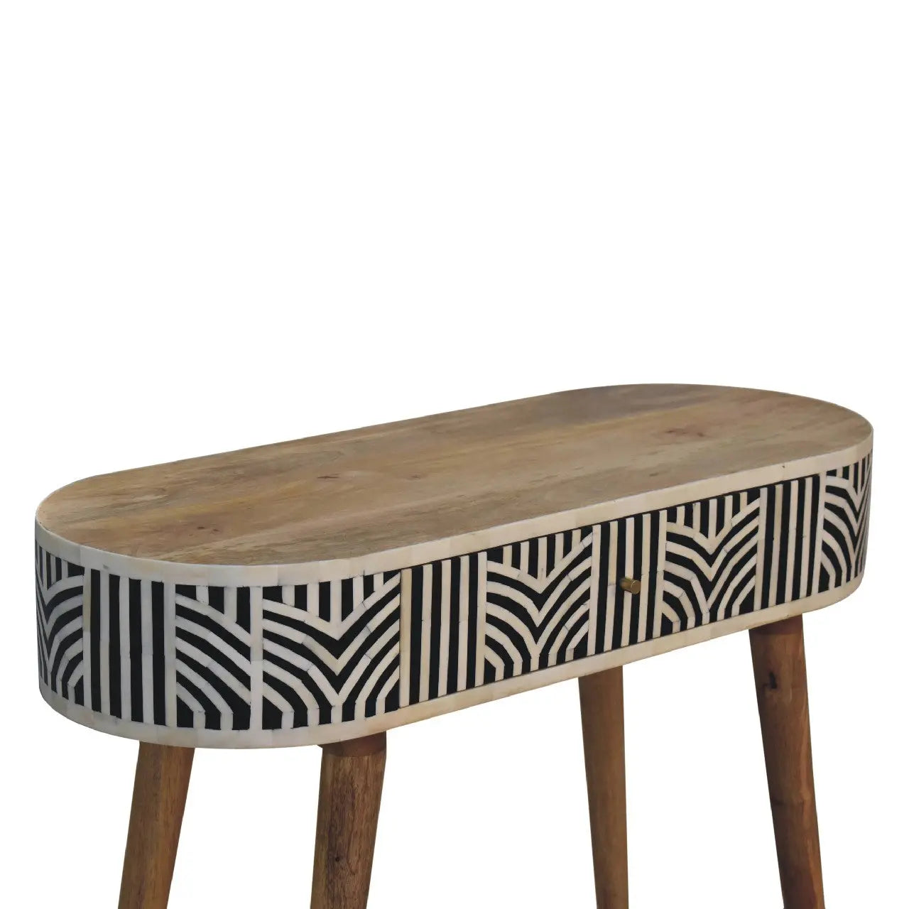 Edessa Bone Inlay Console Table - Living with Luxury