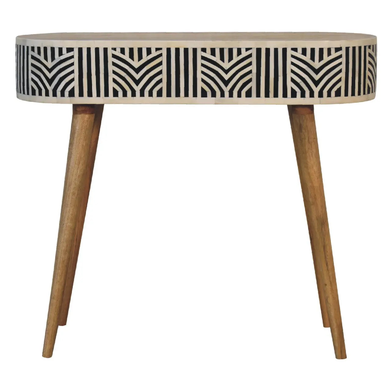 Edessa Bone Inlay Console Table - Living with Luxury