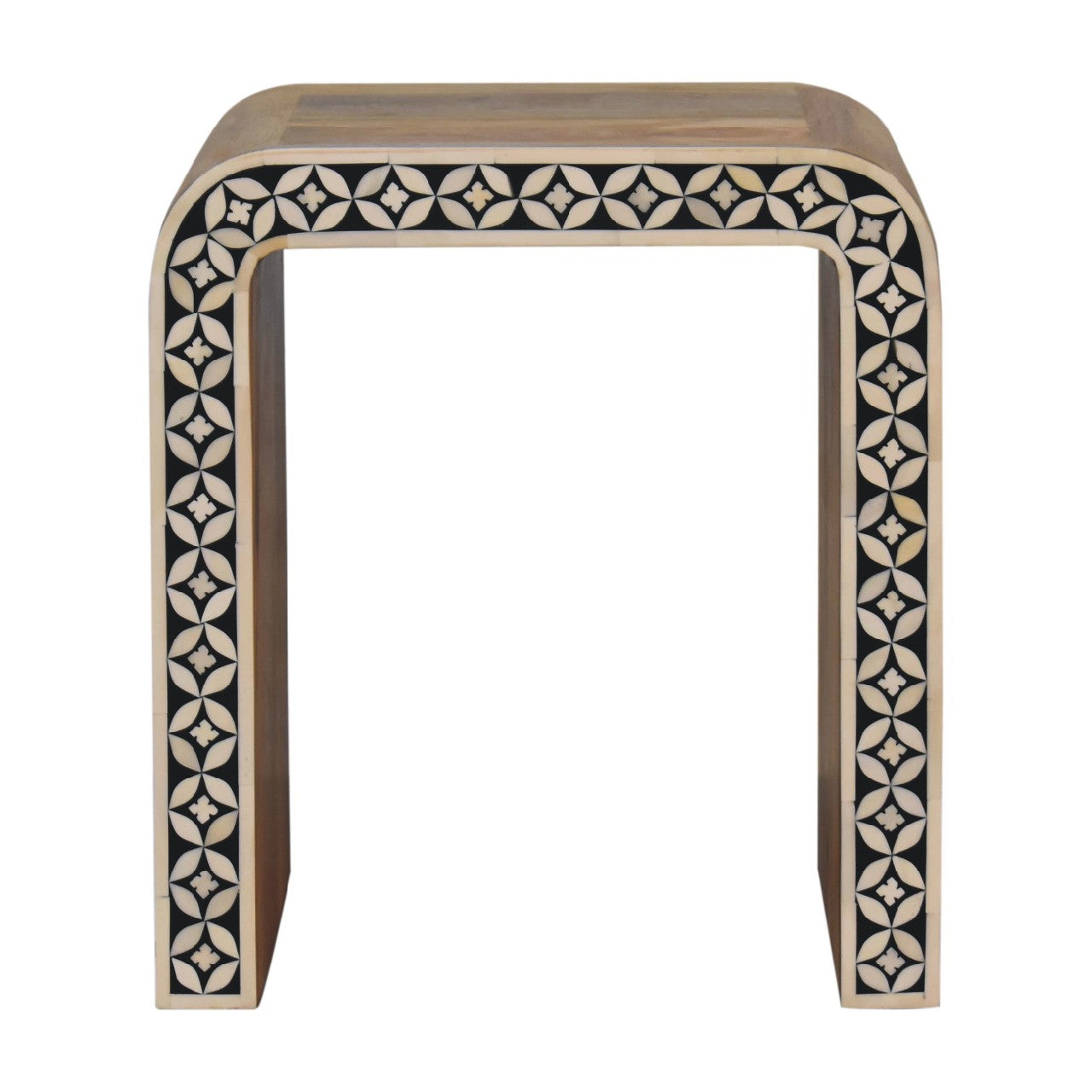 Edessa Bone Inlay End Table Living with Luxury