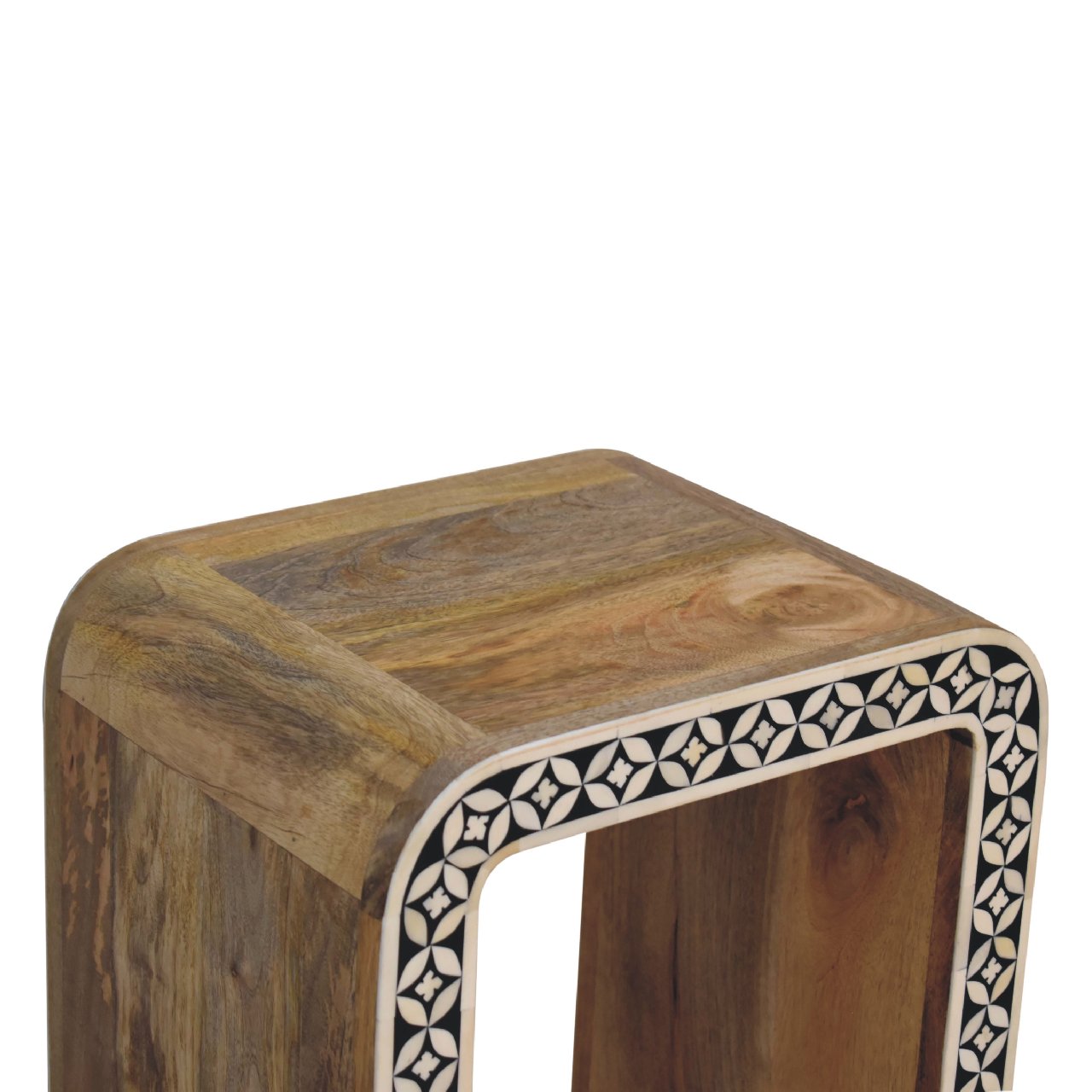 Edessa Bone Inlay End Table Living with Luxury