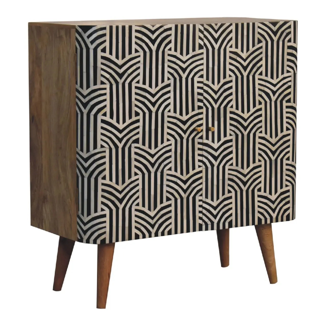 Edessa Bone Inlay Cabinet - Living with Luxury