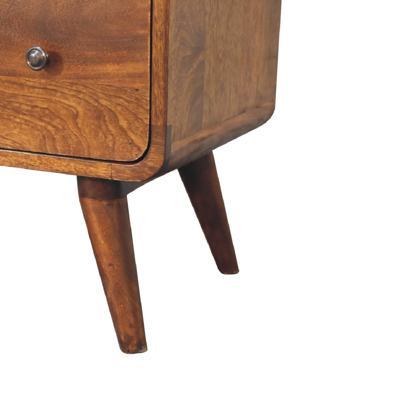 3 over 2 Curved Chestnut Chest Living with Luxury