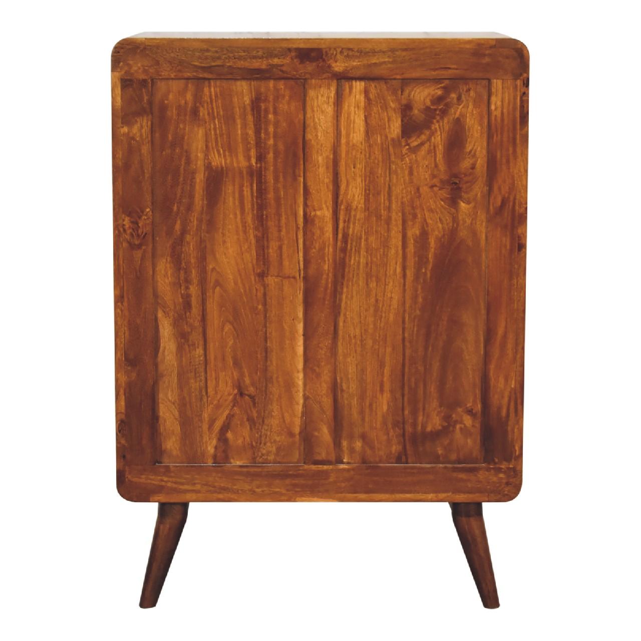2 over 3 Curved Chestnut Chest