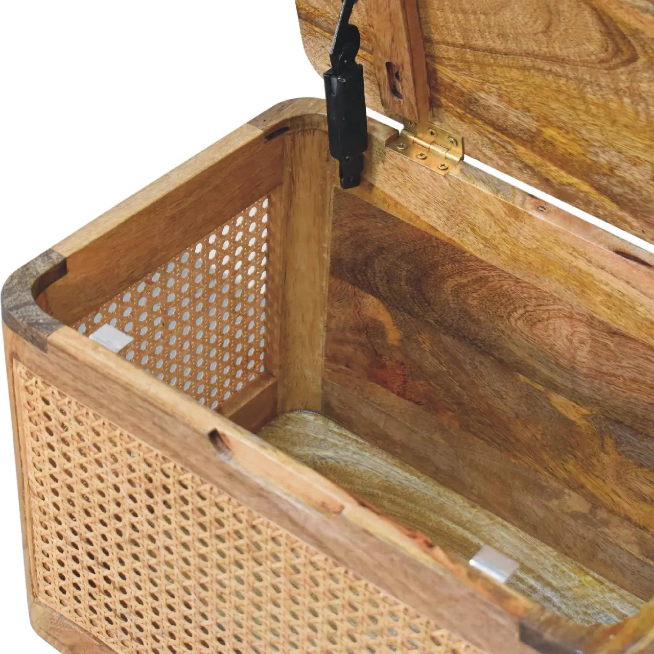 Larissa Lid-up Storage Stool - Living with Luxury