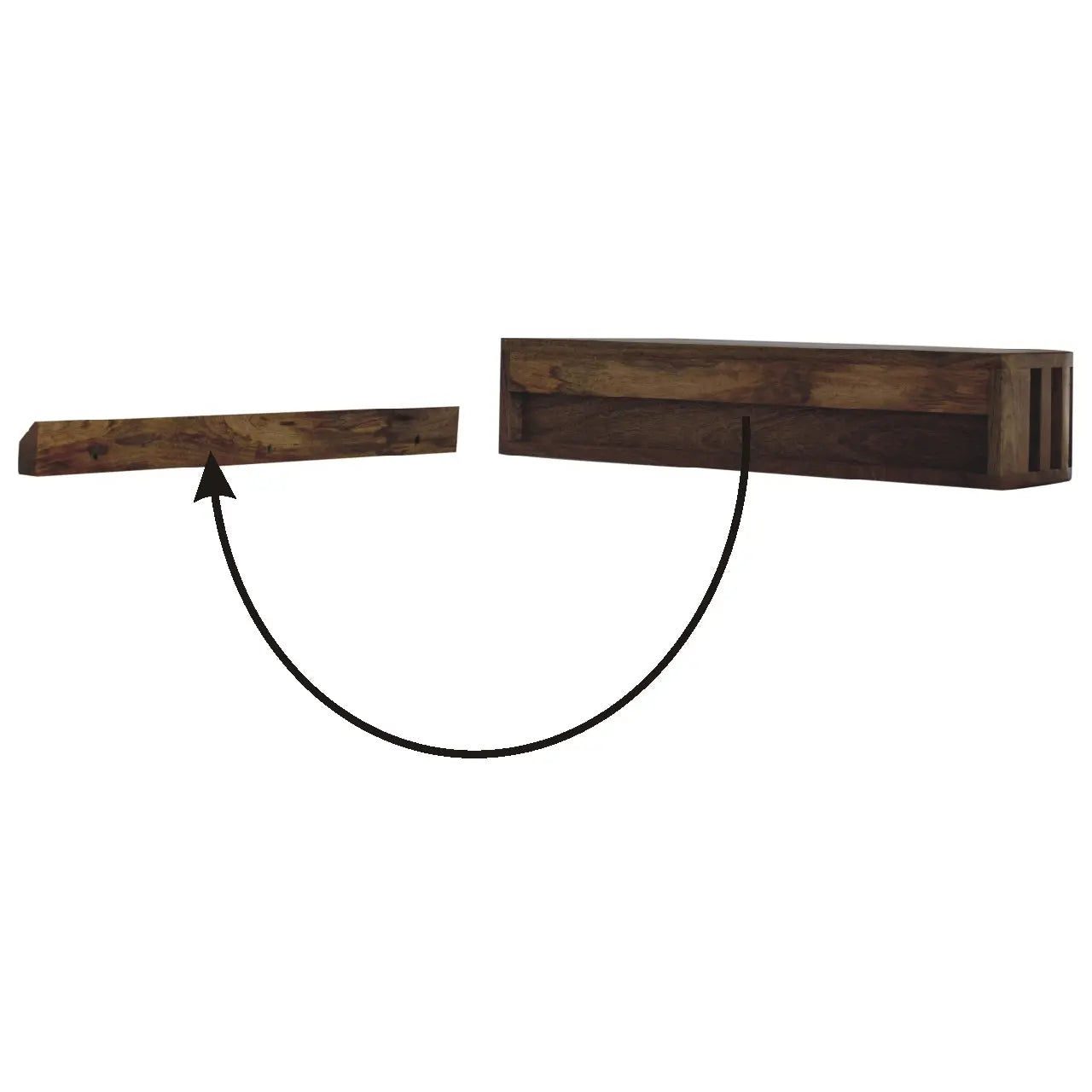 Ariella Floating Console Table - Living with Luxury