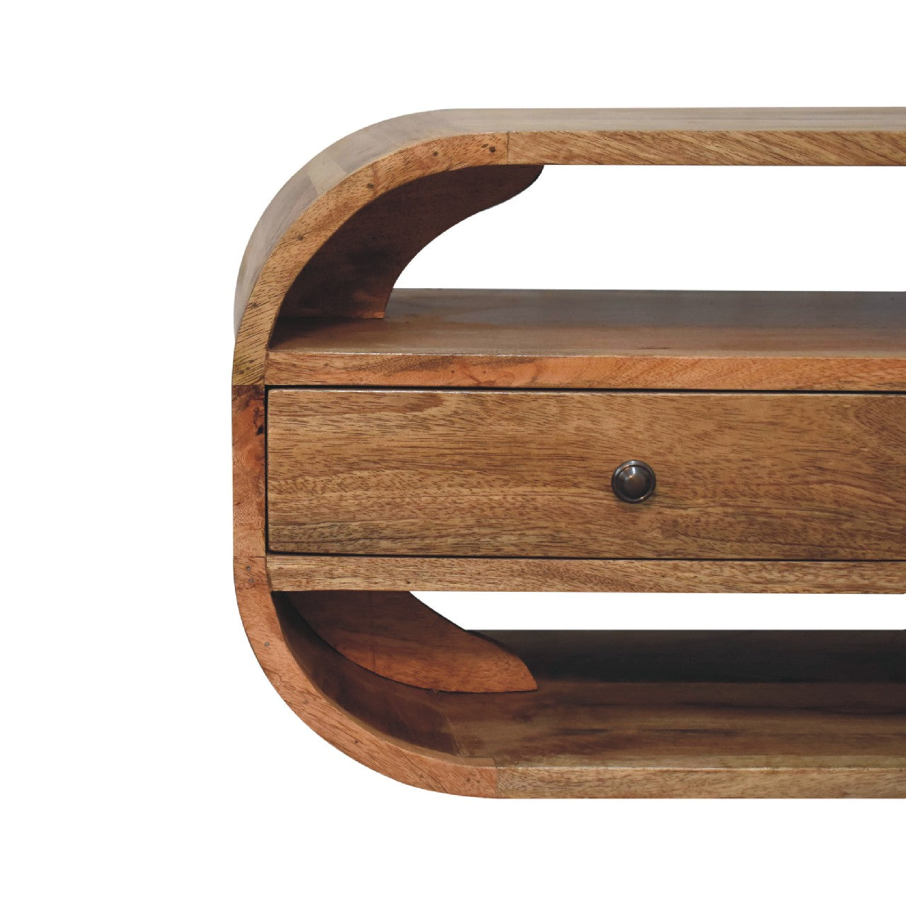 2 Drawer Curved Edge Media Unit Living with Luxury