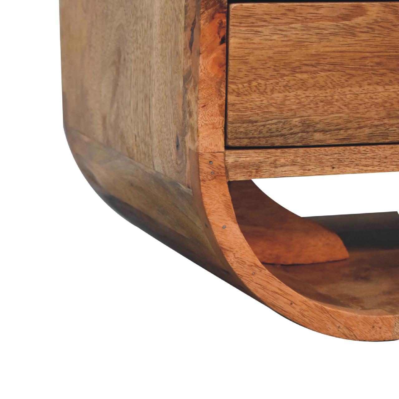 2 Drawer Curved Edge Media Unit Living with Luxury