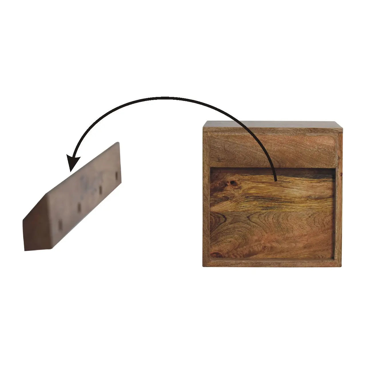 Floating Mini Classic Bedside - Living with Luxury