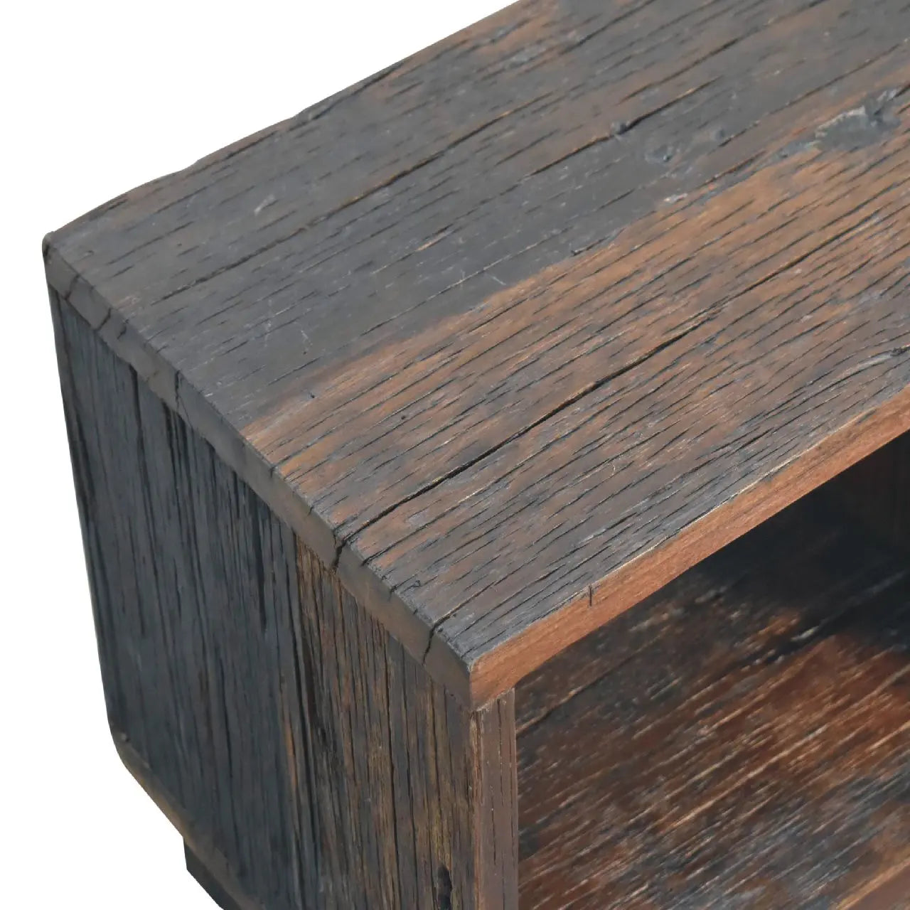 Reclaimed Cube Media Unit - Living with Luxury