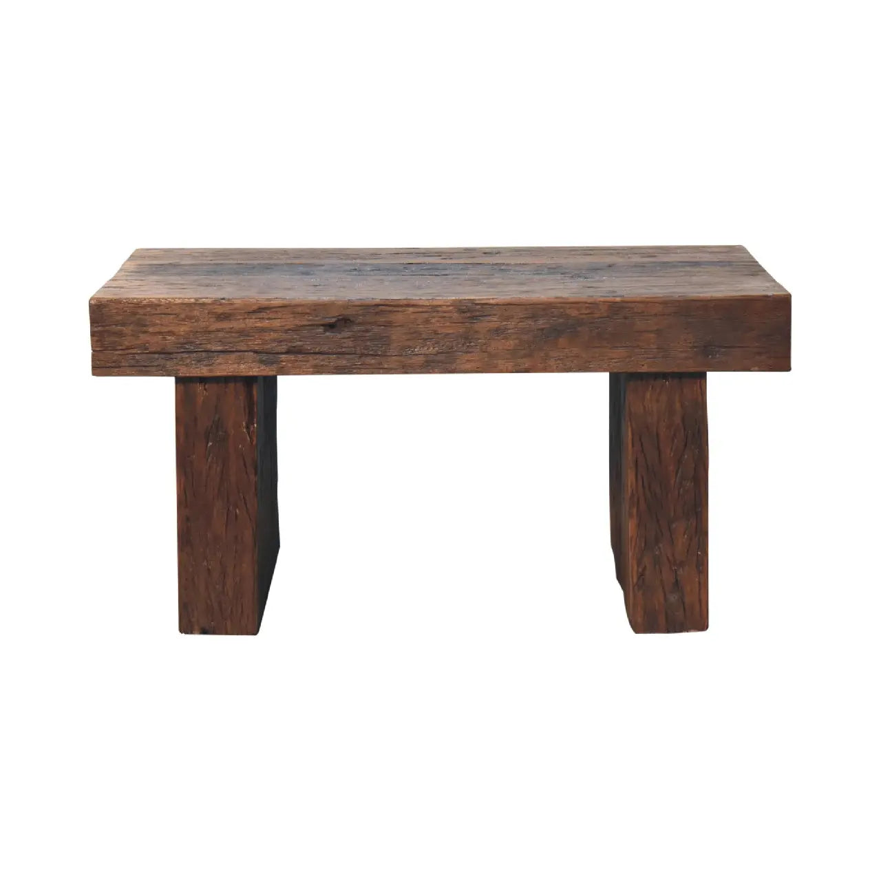 Reclaimed Cube Coffee Table - Living with Luxury