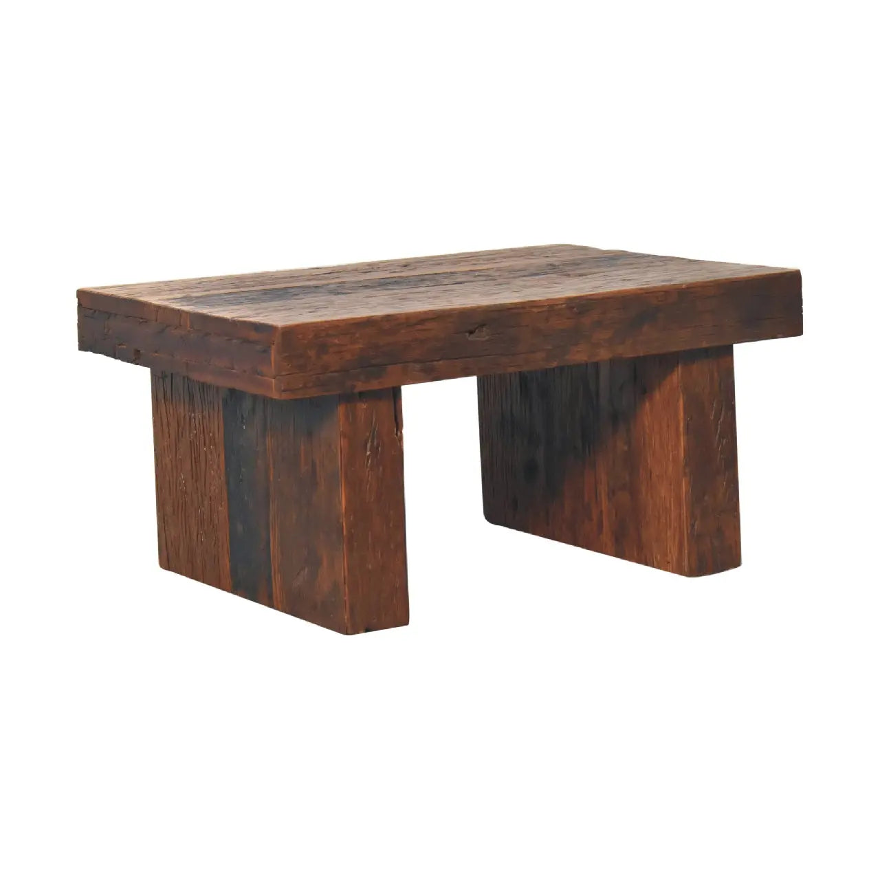 Reclaimed Cube Coffee Table - Living with Luxury