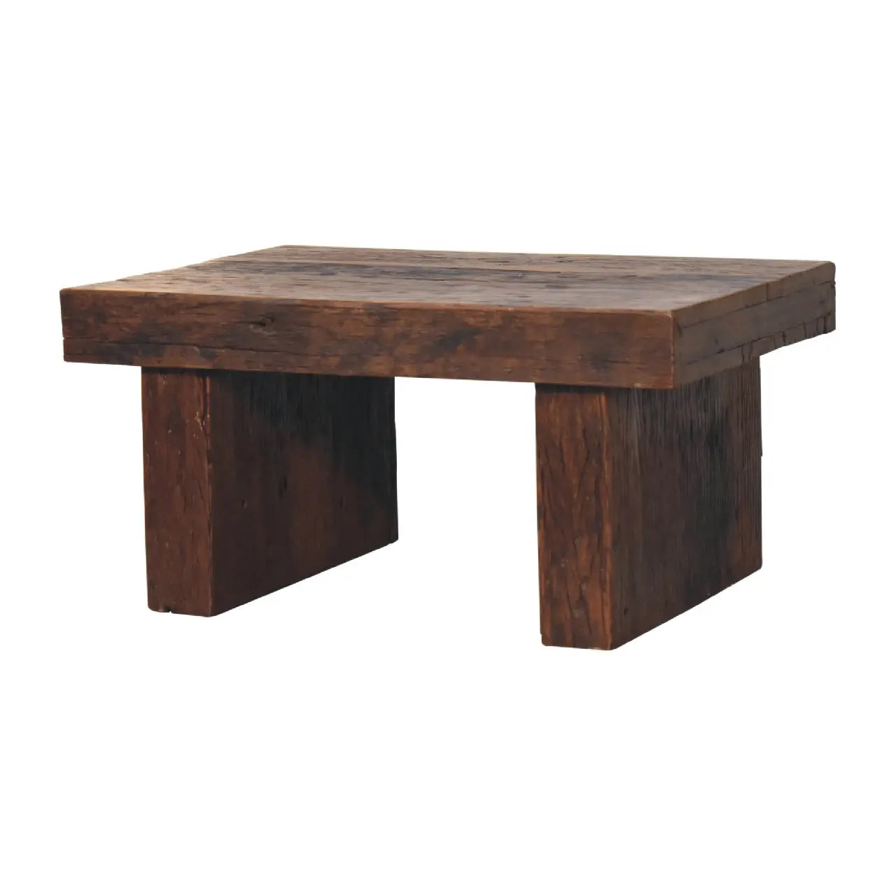 Reclaimed Cube Coffee Table - Living with Luxury