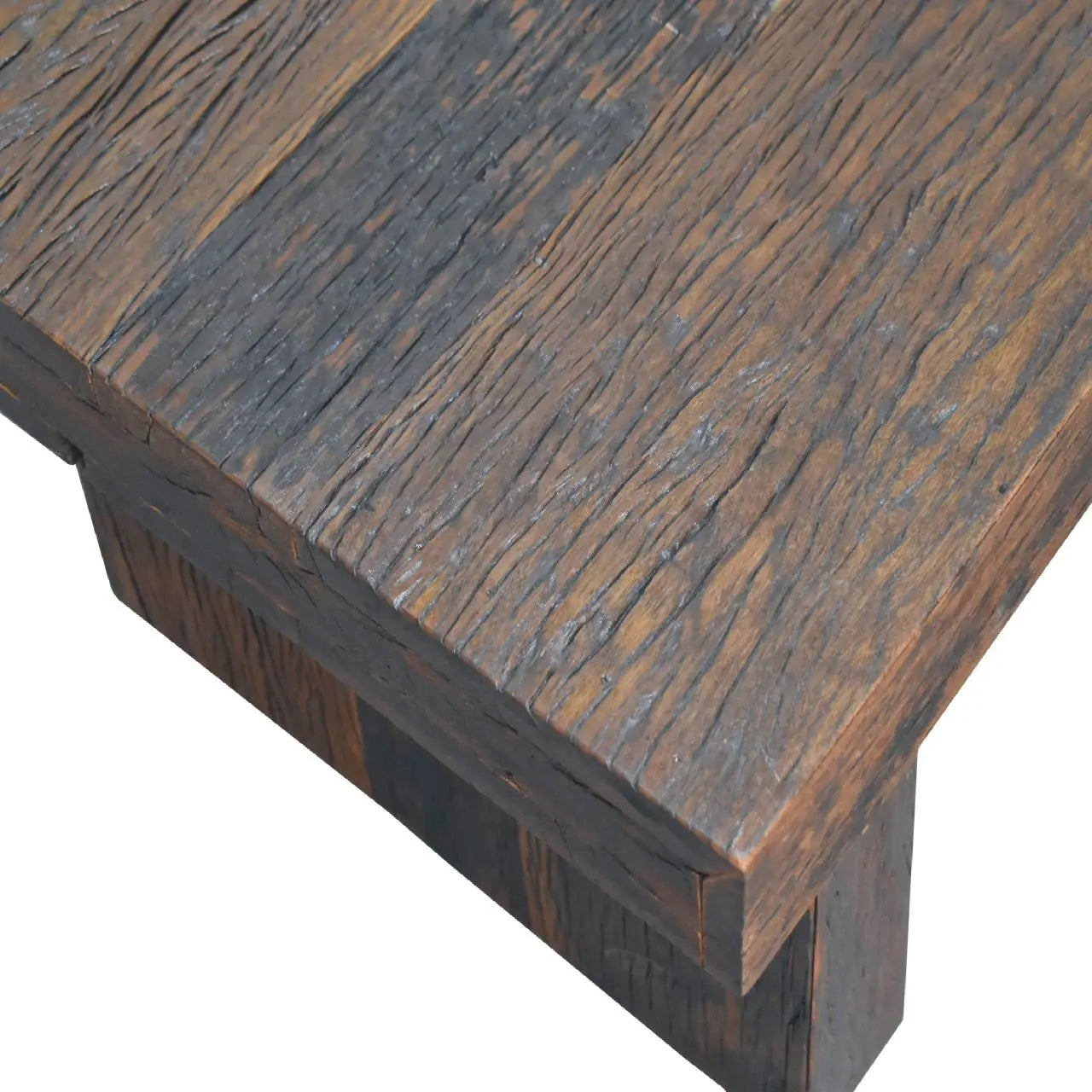 Reclaimed Cube Coffee Table - Living with Luxury