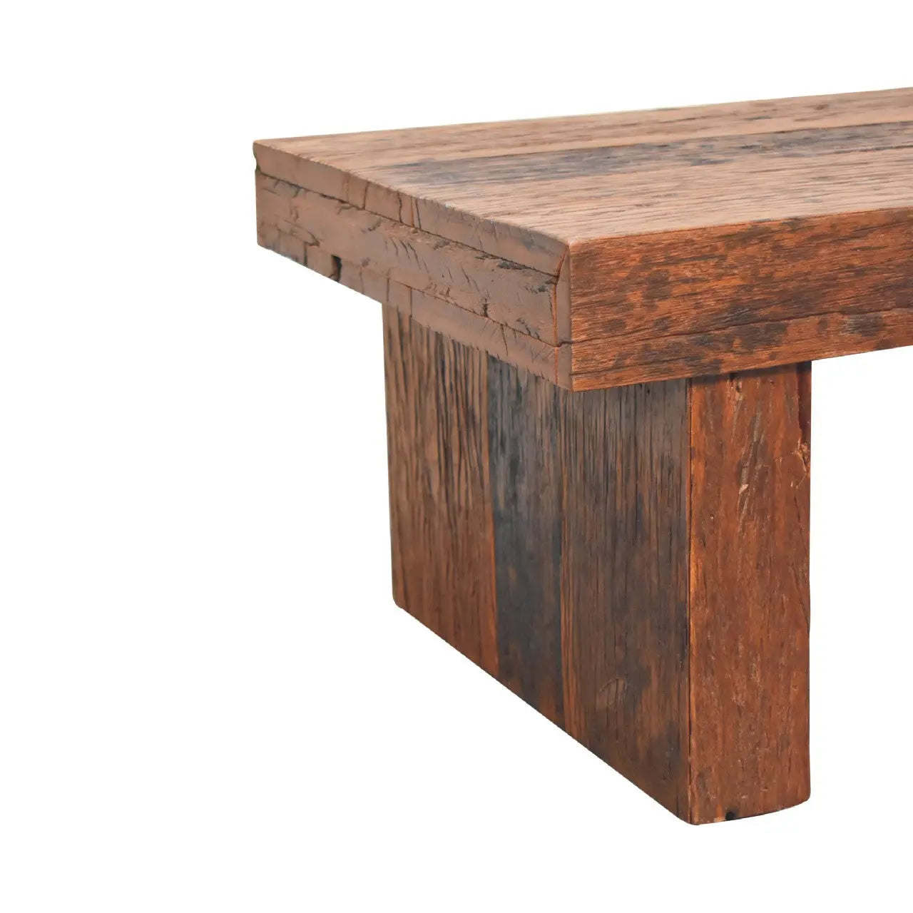 Reclaimed Cube Coffee Table - Living with Luxury