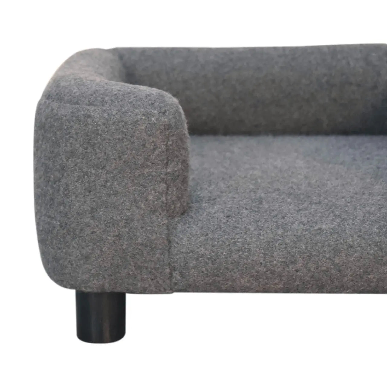 Mini Battleship Tweed Pet Sofa Bed - Living with Luxury