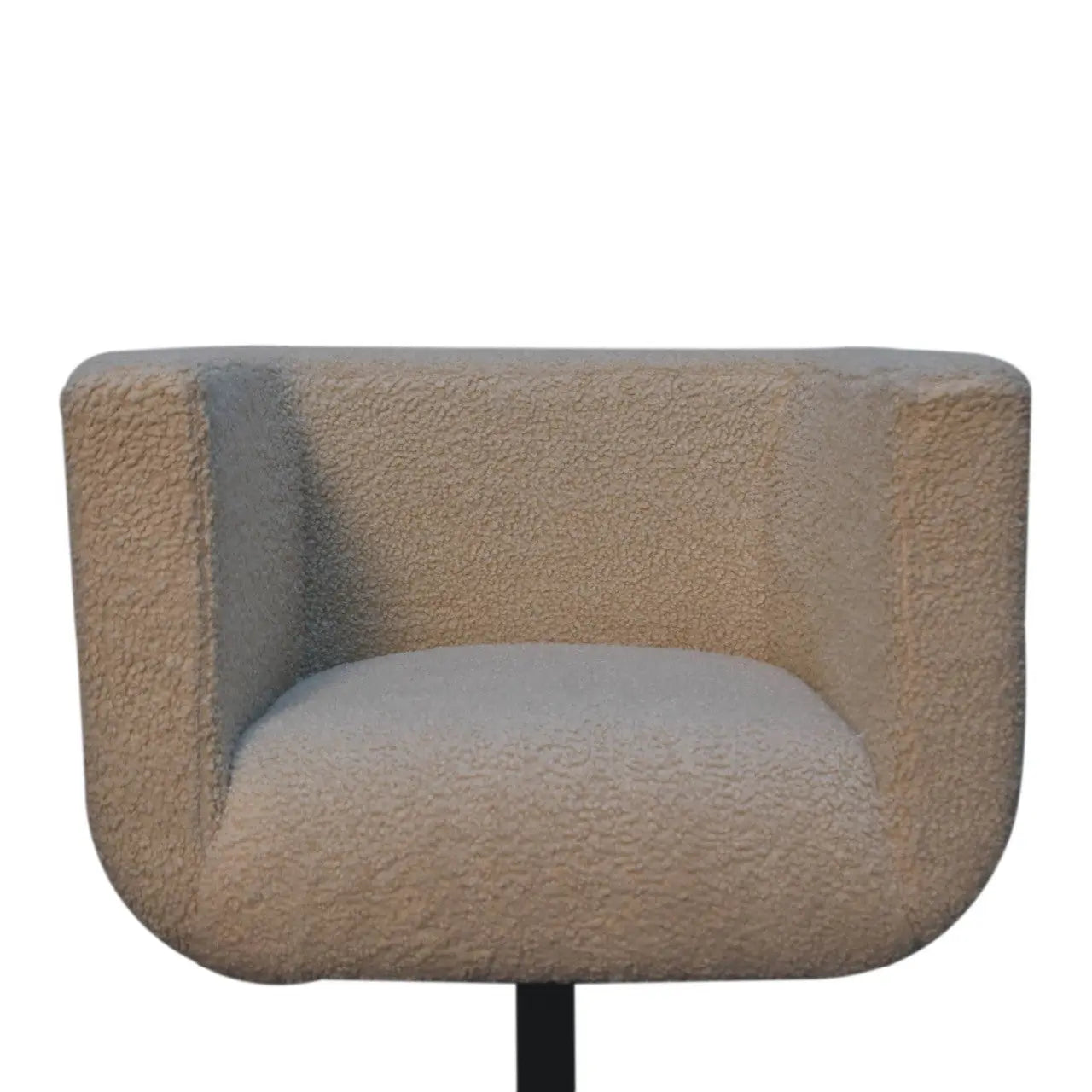 Cream Boucle Swivel Chair - Living with Luxury