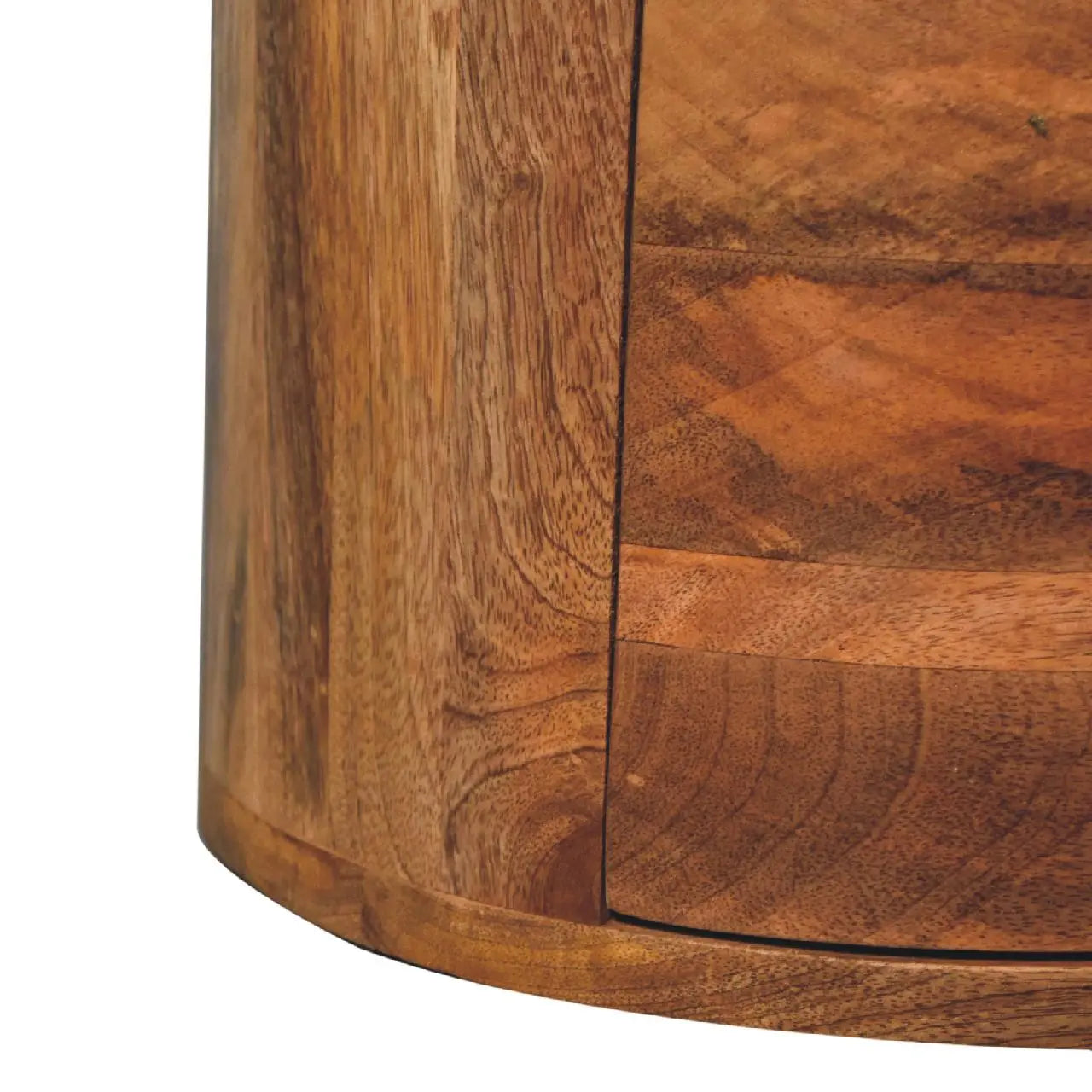 Oak-ish Drum Chest - Living with Luxury