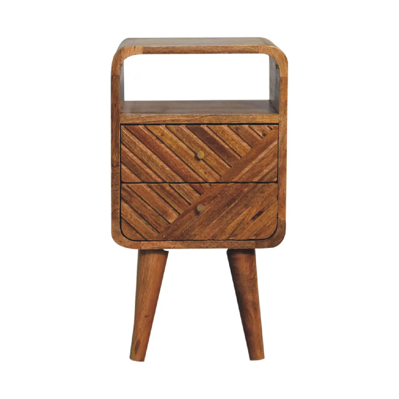 Mini Lille Curved Bedside - Living with Luxury