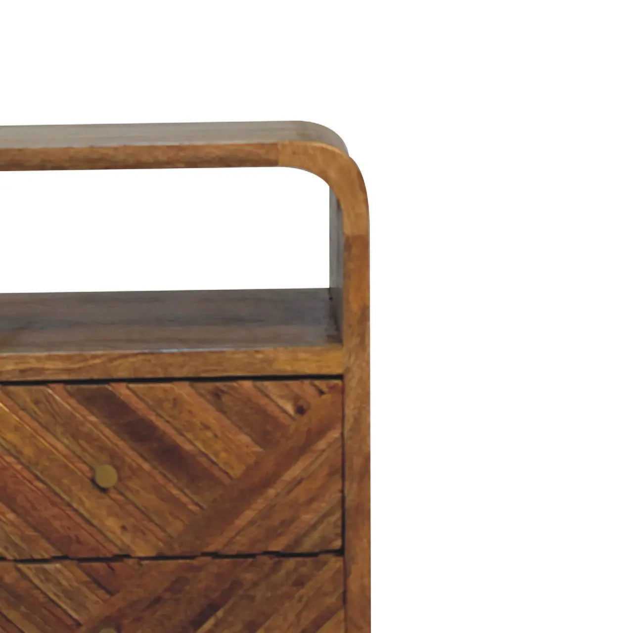 Mini Lille Curved Bedside - Living with Luxury