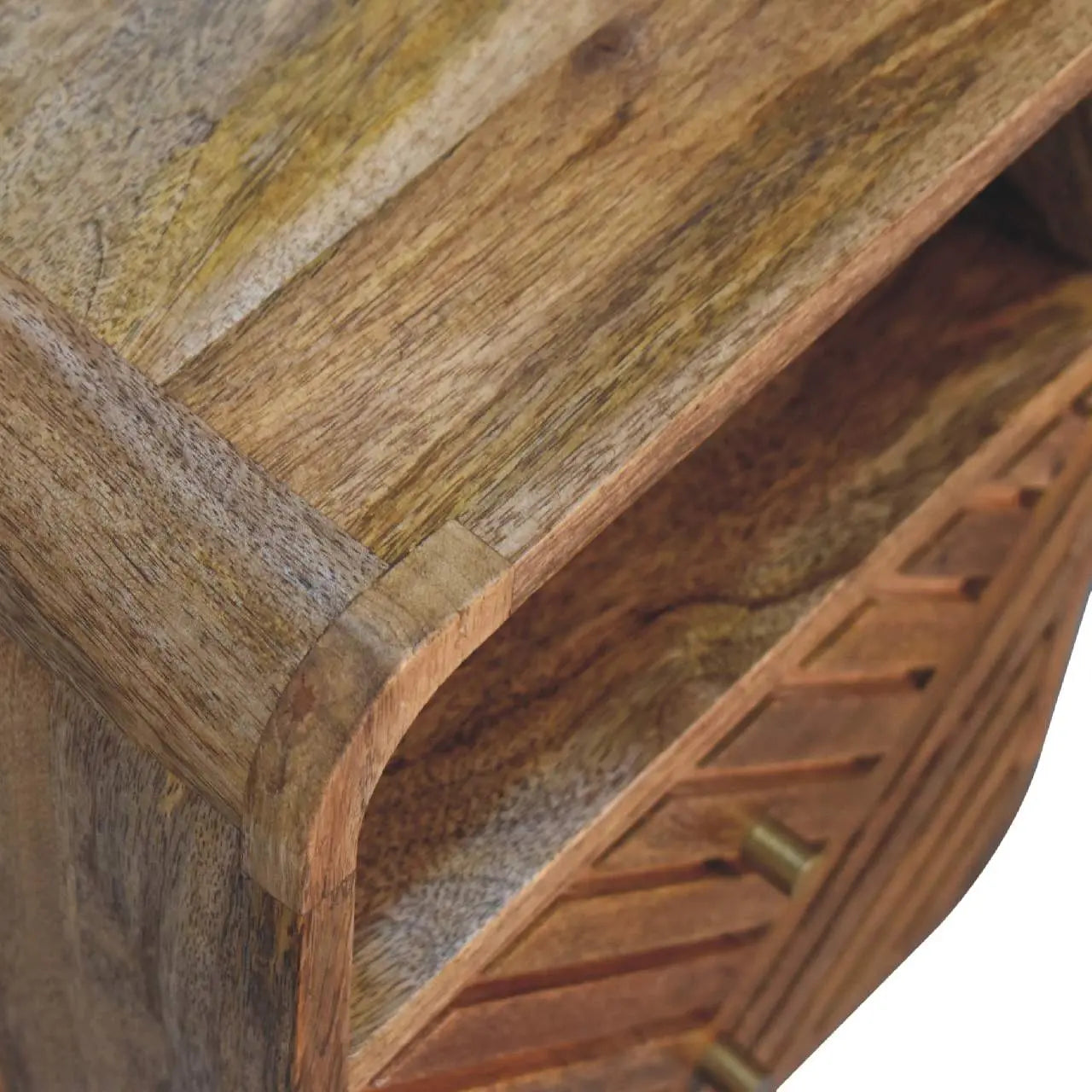 Mini Lille Curved Bedside - Living with Luxury