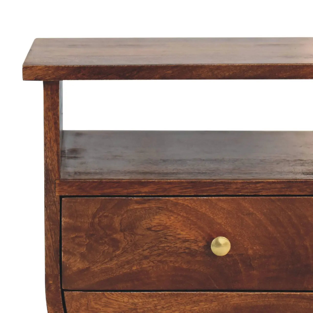 Split Chestnut Bedside - Living with Luxury