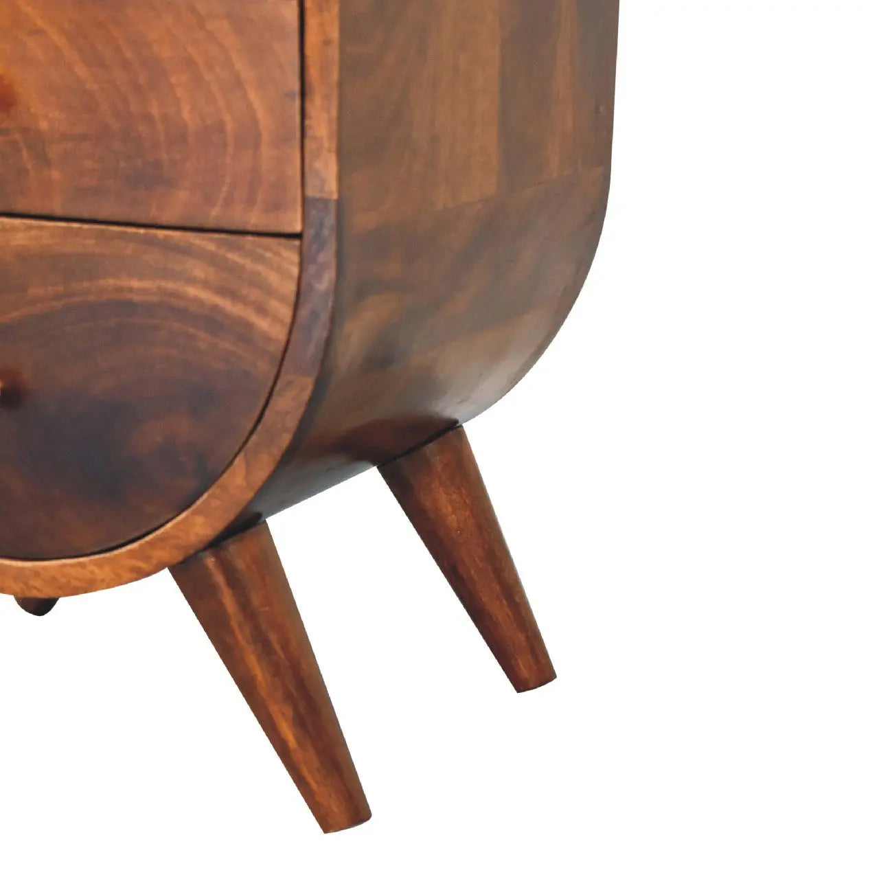 Split Chestnut Bedside - Living with Luxury