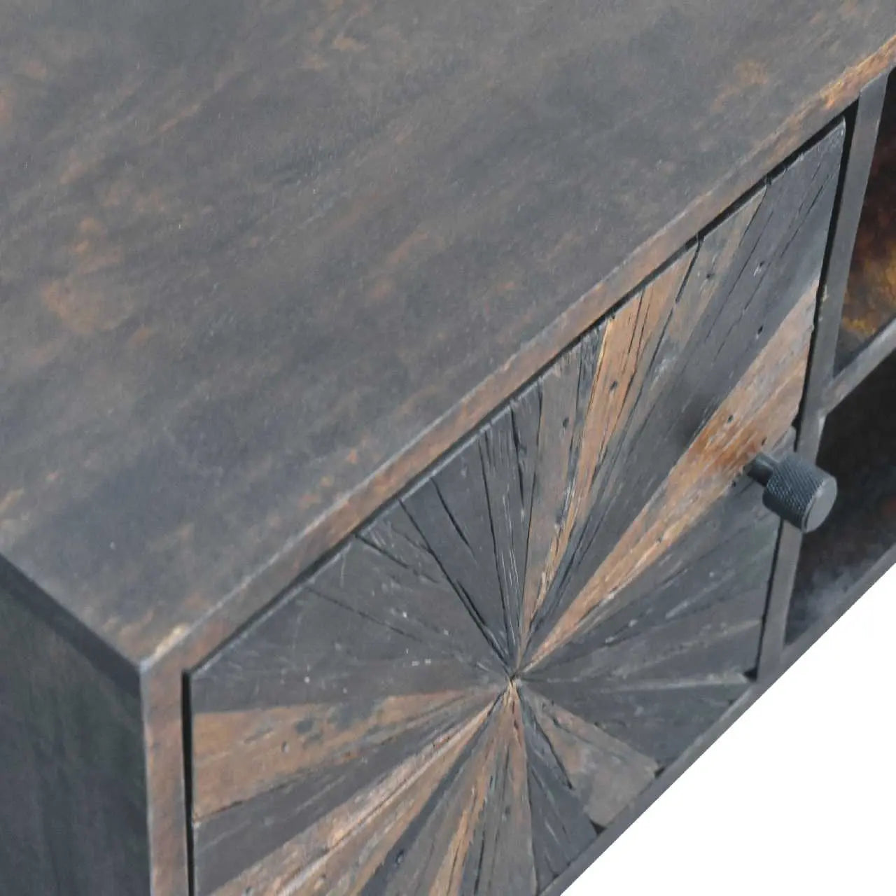 Sunrise Ball Walnut TV Unit - Living with Luxury