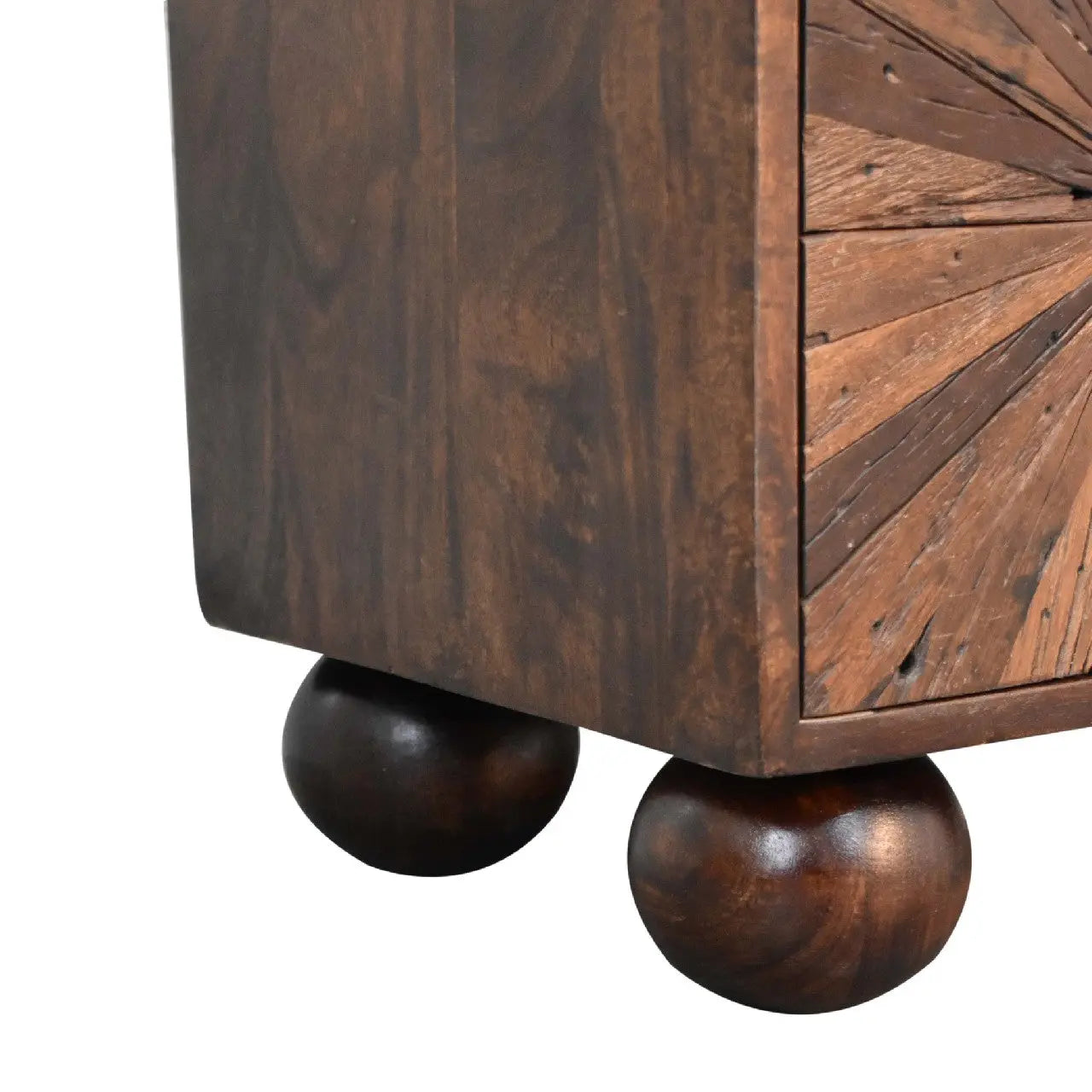 Sunrise Ball Walnut TV Unit - Living with Luxury