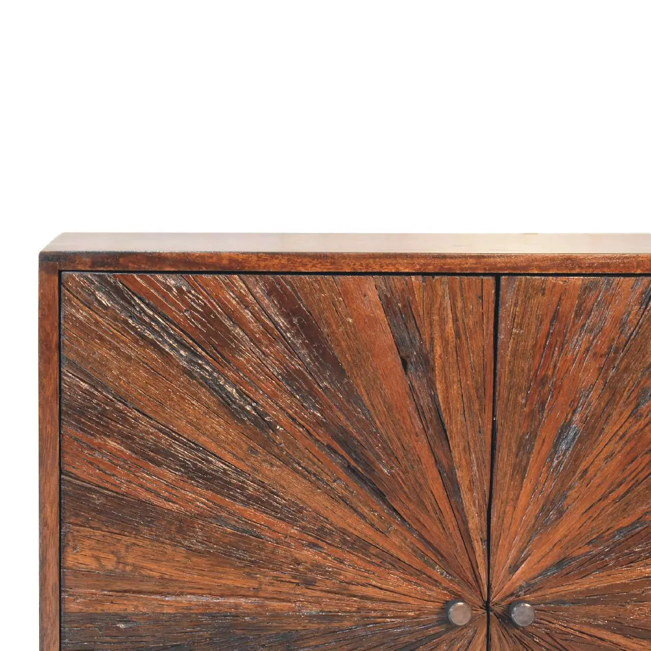 Sunrise Ball Walnut Cabinet - Living with Luxury