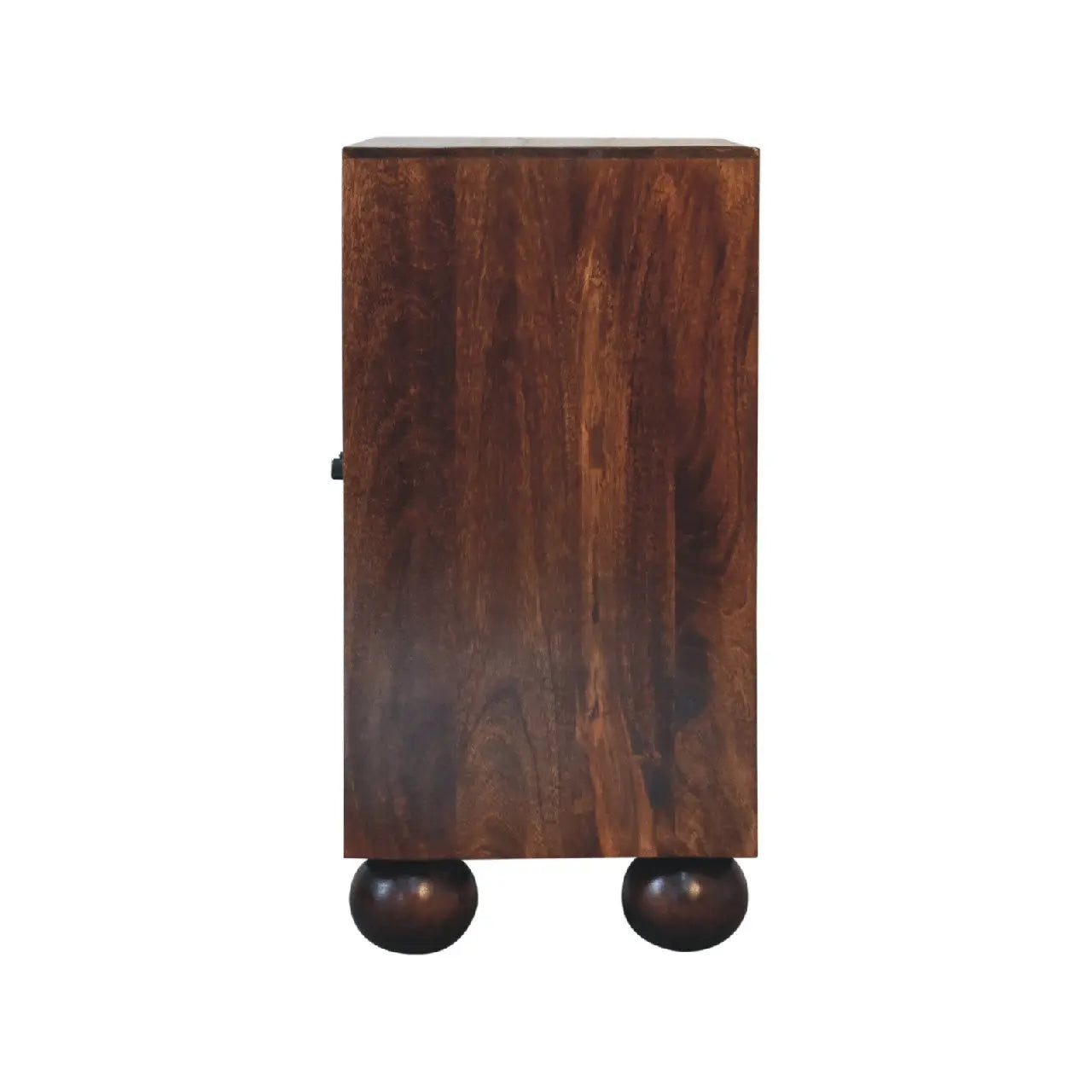 Sunrise Ball Walnut Cabinet - Living with Luxury