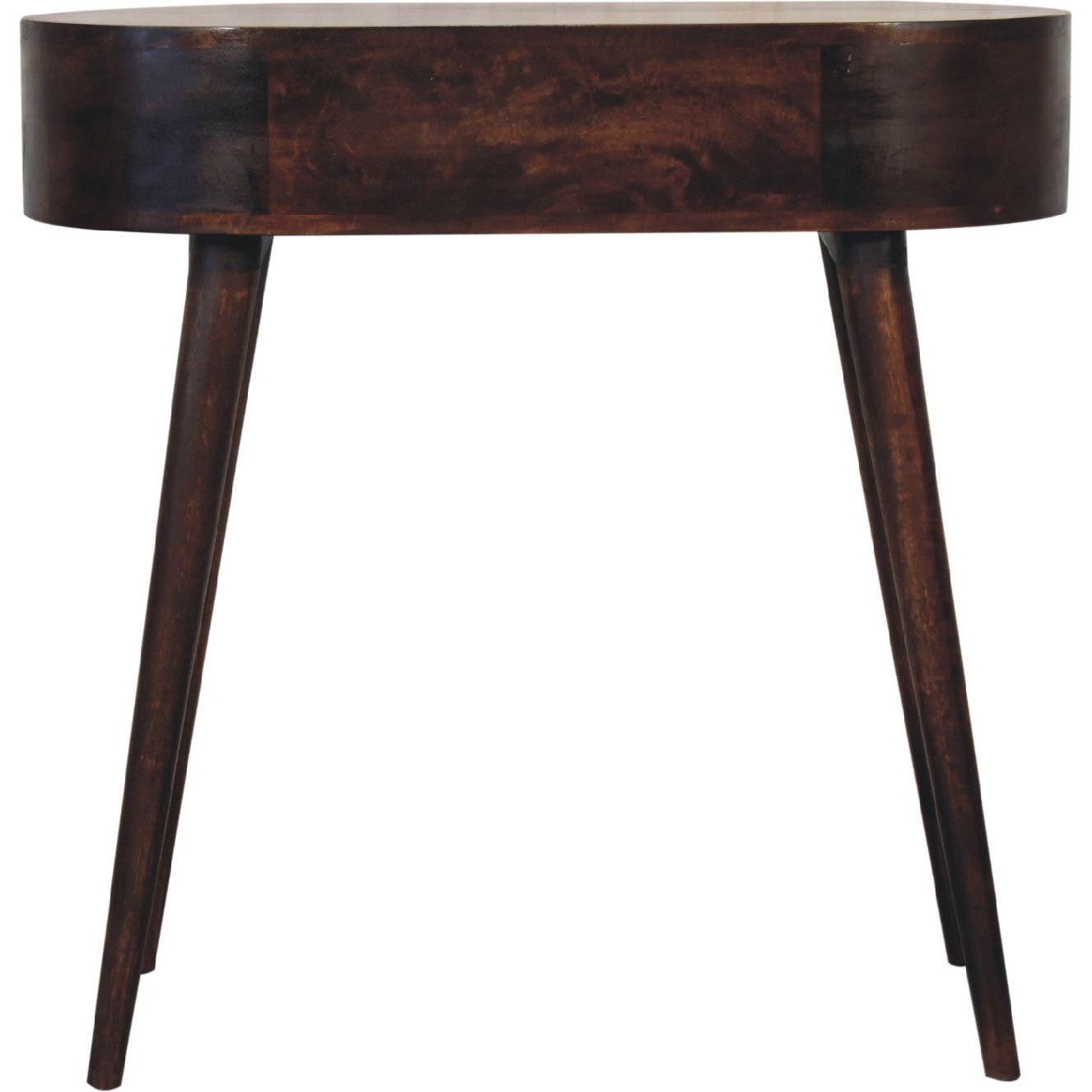 Albion Light Walnut Console Table Living with Luxury