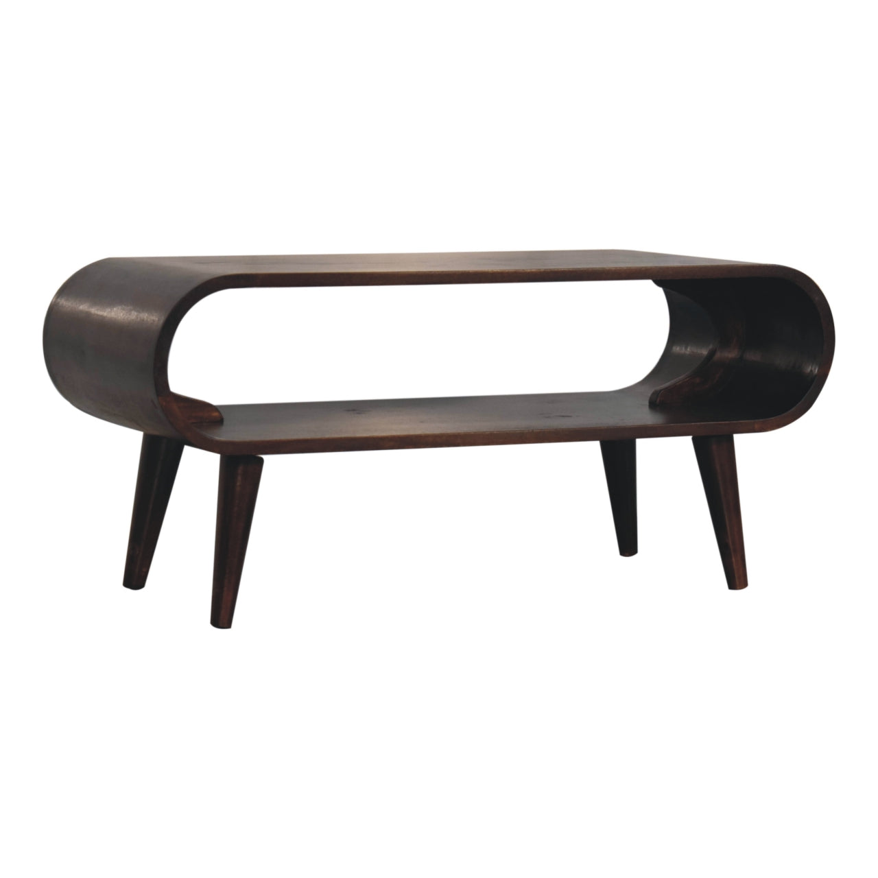 Amaya Light Walnut Coffee Table Living with Luxury