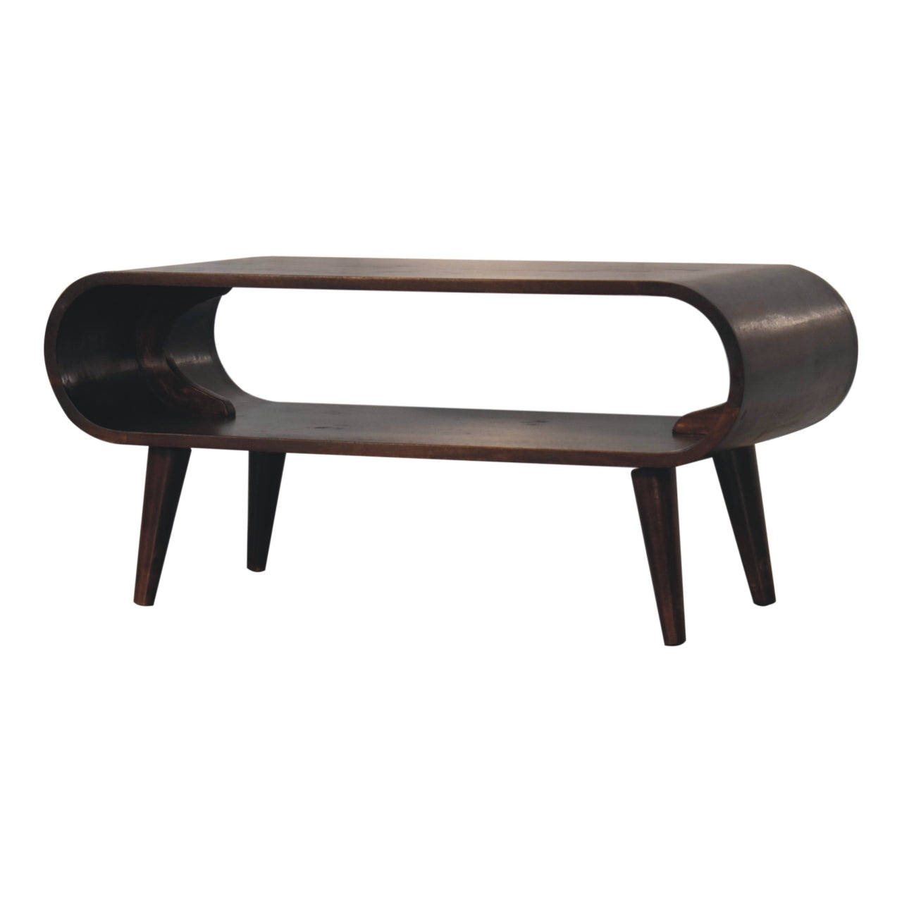 Amaya Light Walnut Coffee Table Living with Luxury