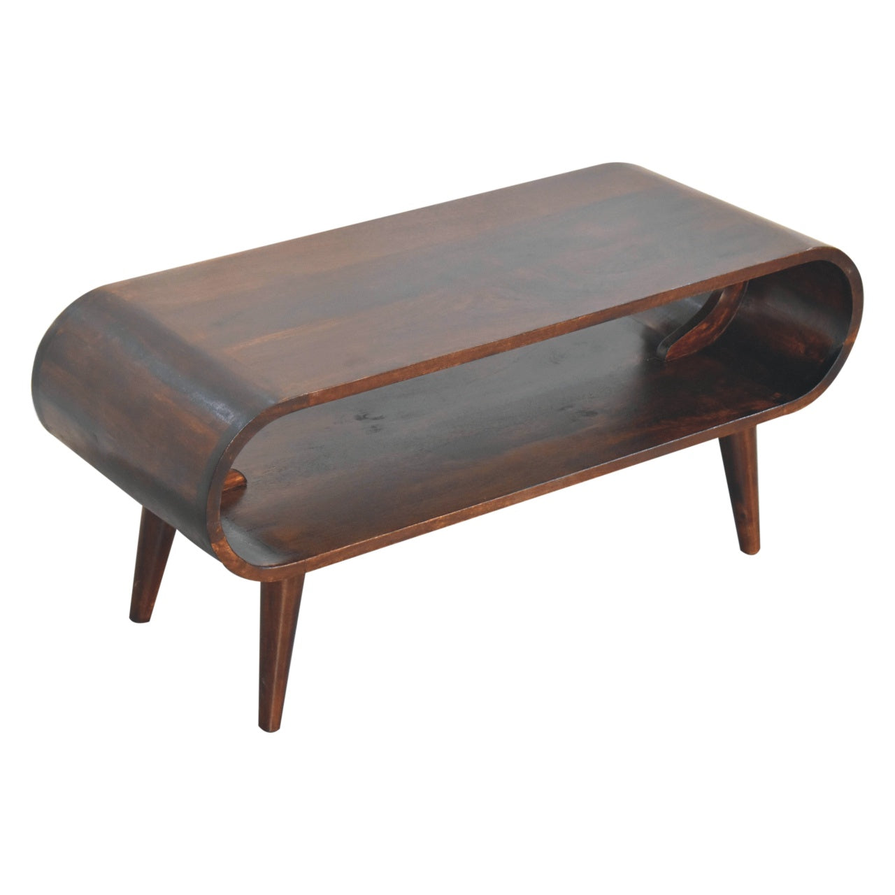 Amaya Light Walnut Coffee Table Living with Luxury