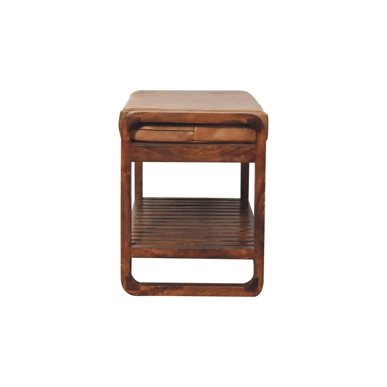 Buffalo Slatted Hallway Bench - Living with Luxury