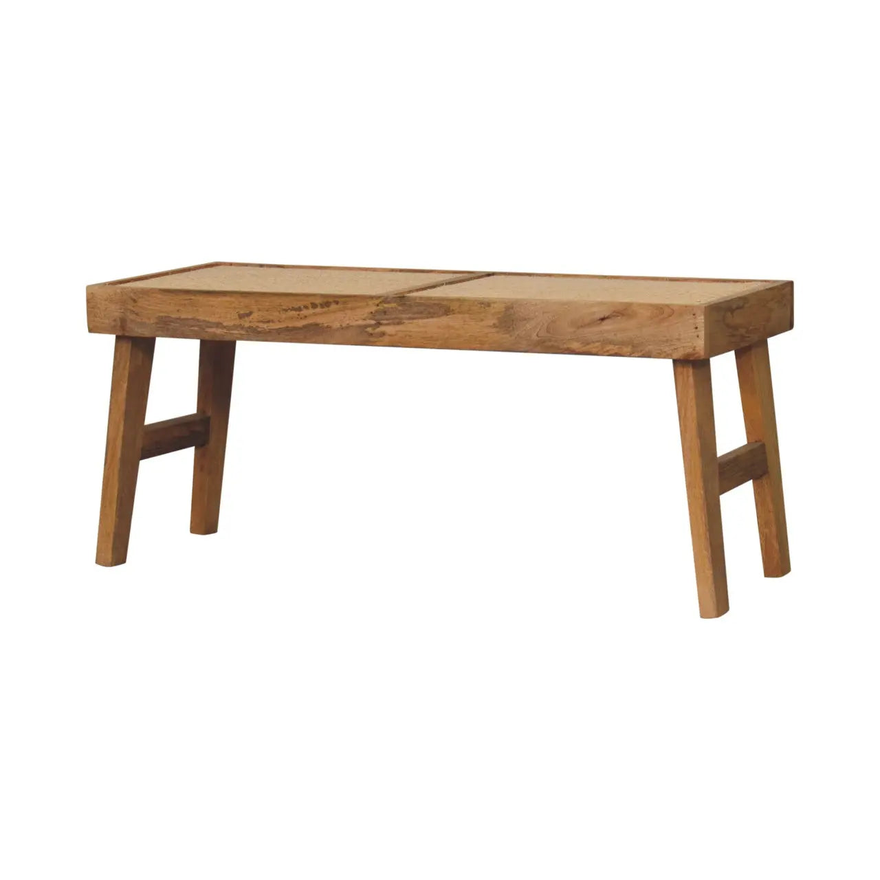 Open Rattan Bench - Living with Luxury