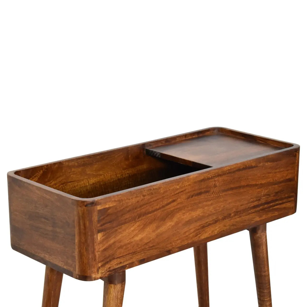 Open-top Chestnut Console - Living with Luxury