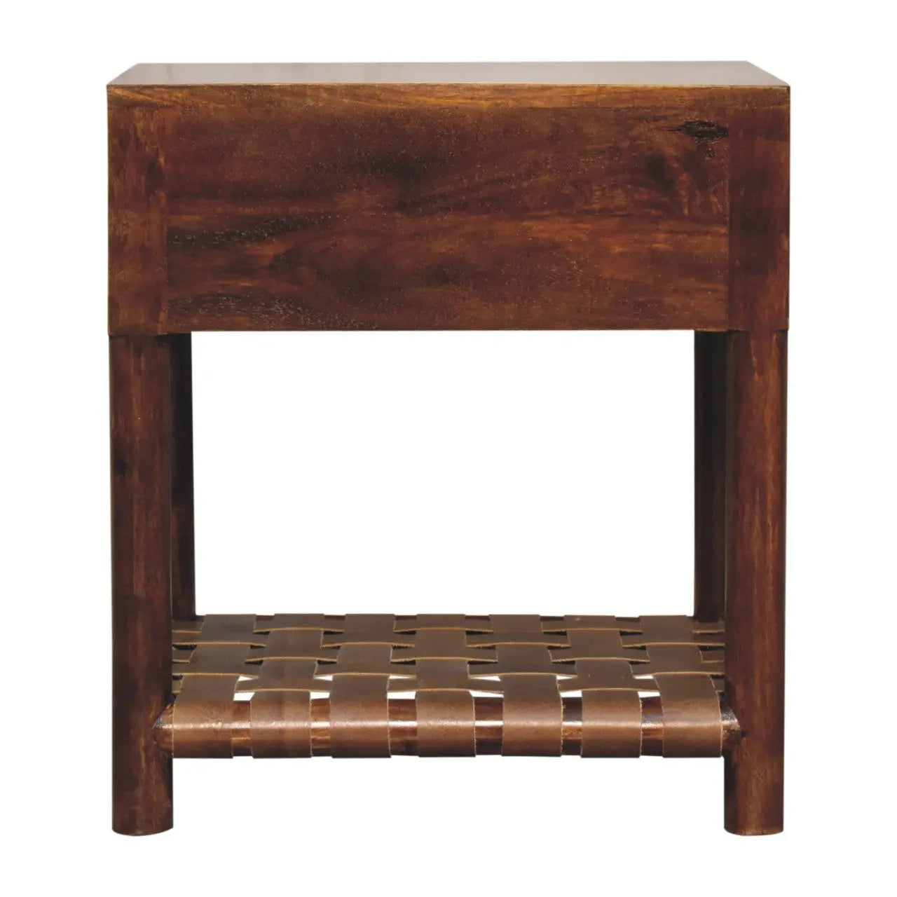 Chestnut T-Bar Bedside - Living with Luxury