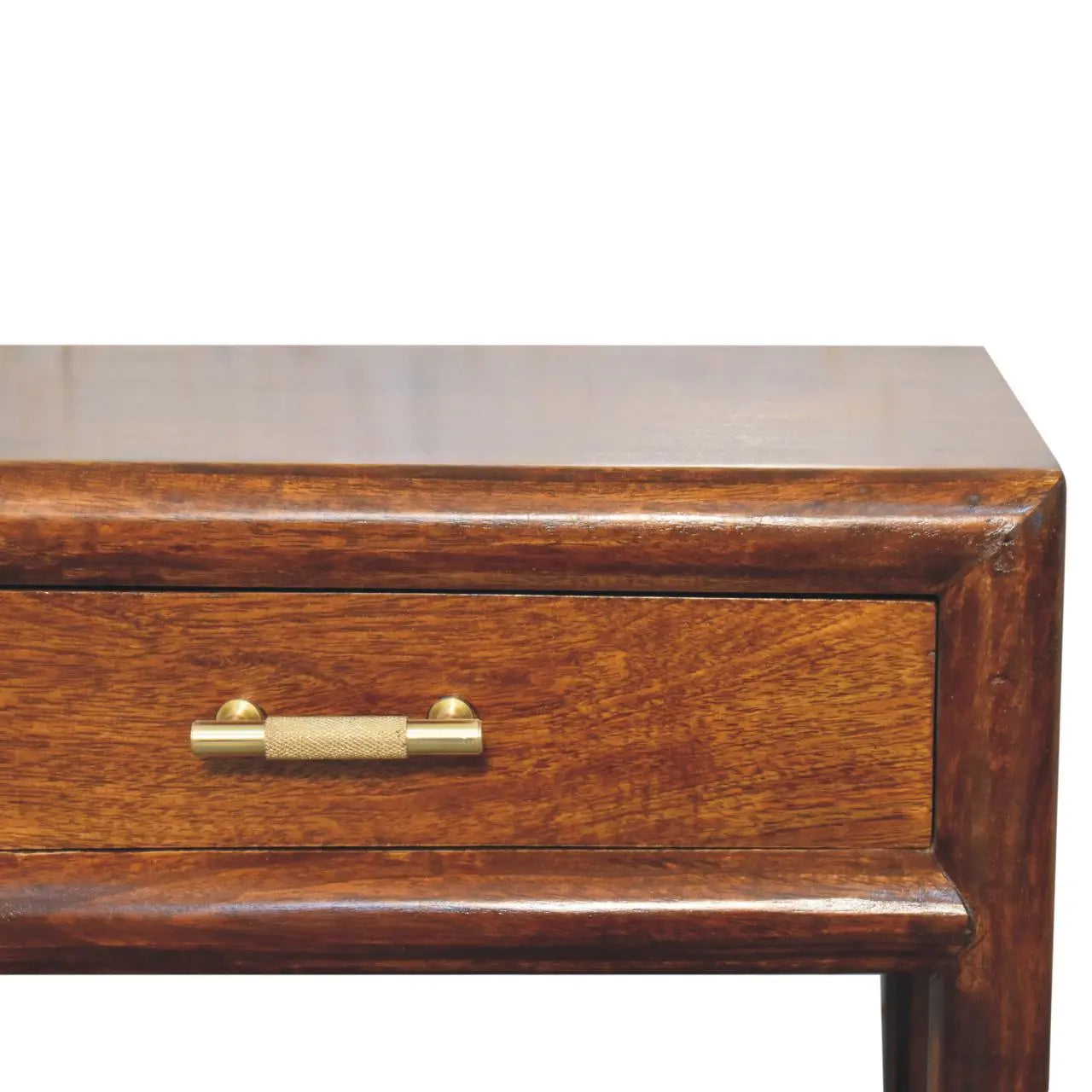 Chestnut T-Bar Bedside - Living with Luxury