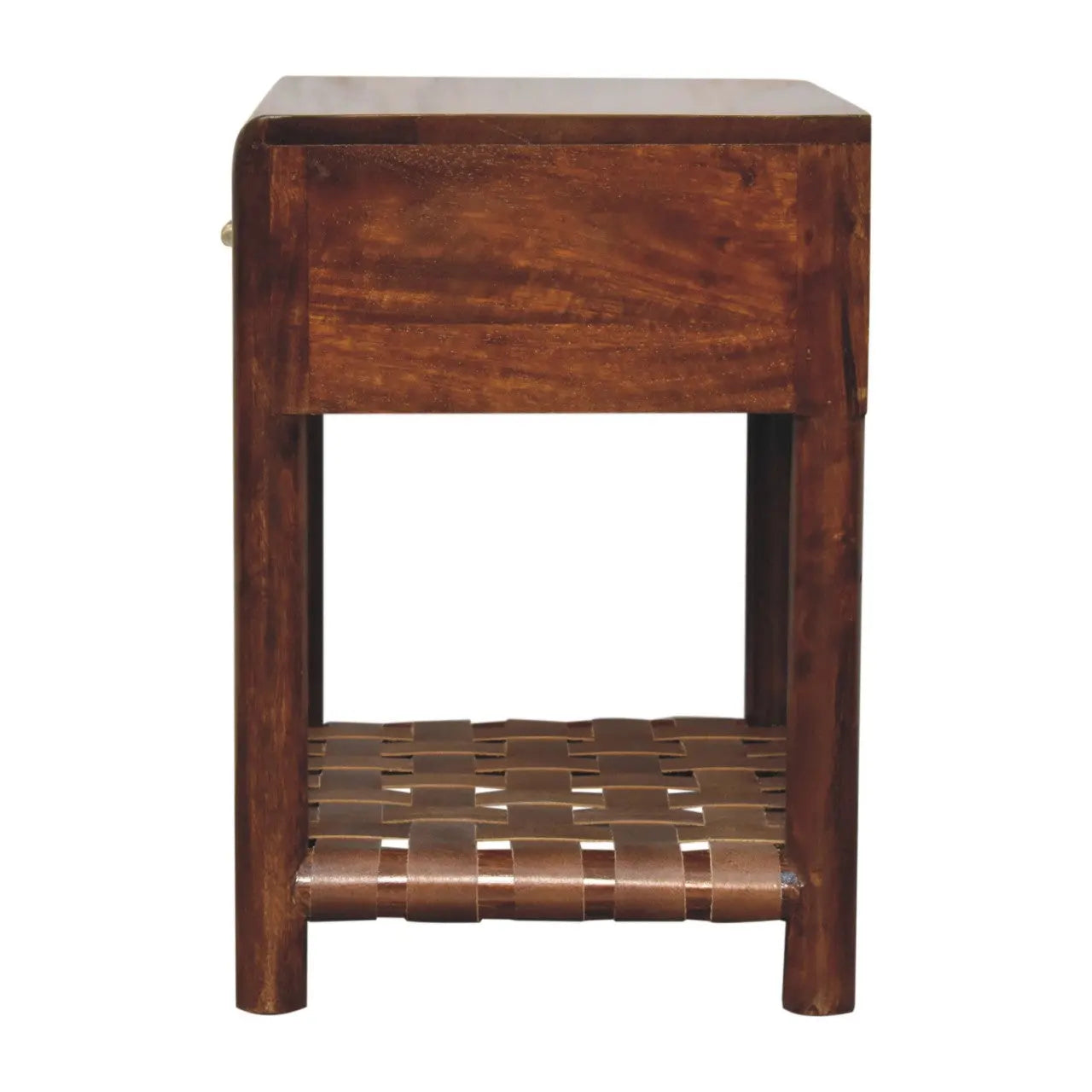 Chestnut T-Bar Bedside - Living with Luxury