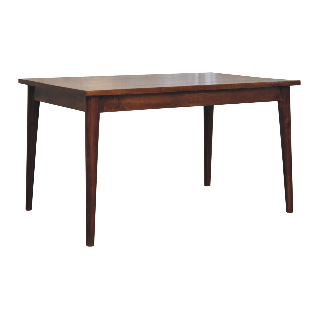 Chestnut Nordic Dining Table Living with Luxury