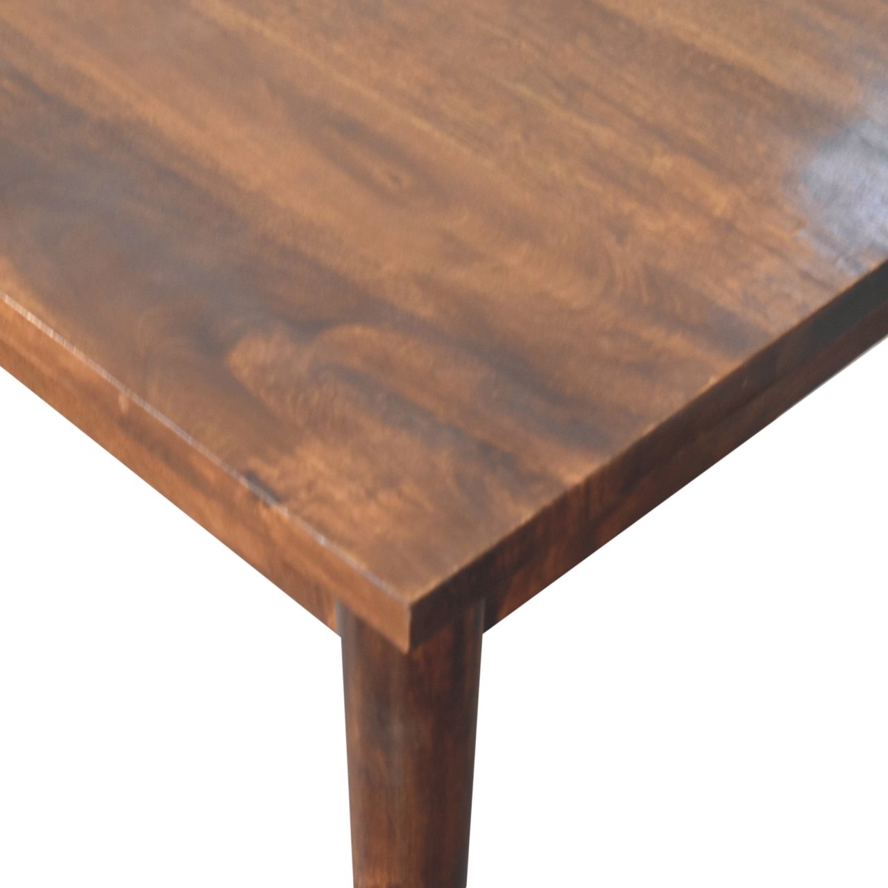 Chestnut Nordic Dining Table Living with Luxury