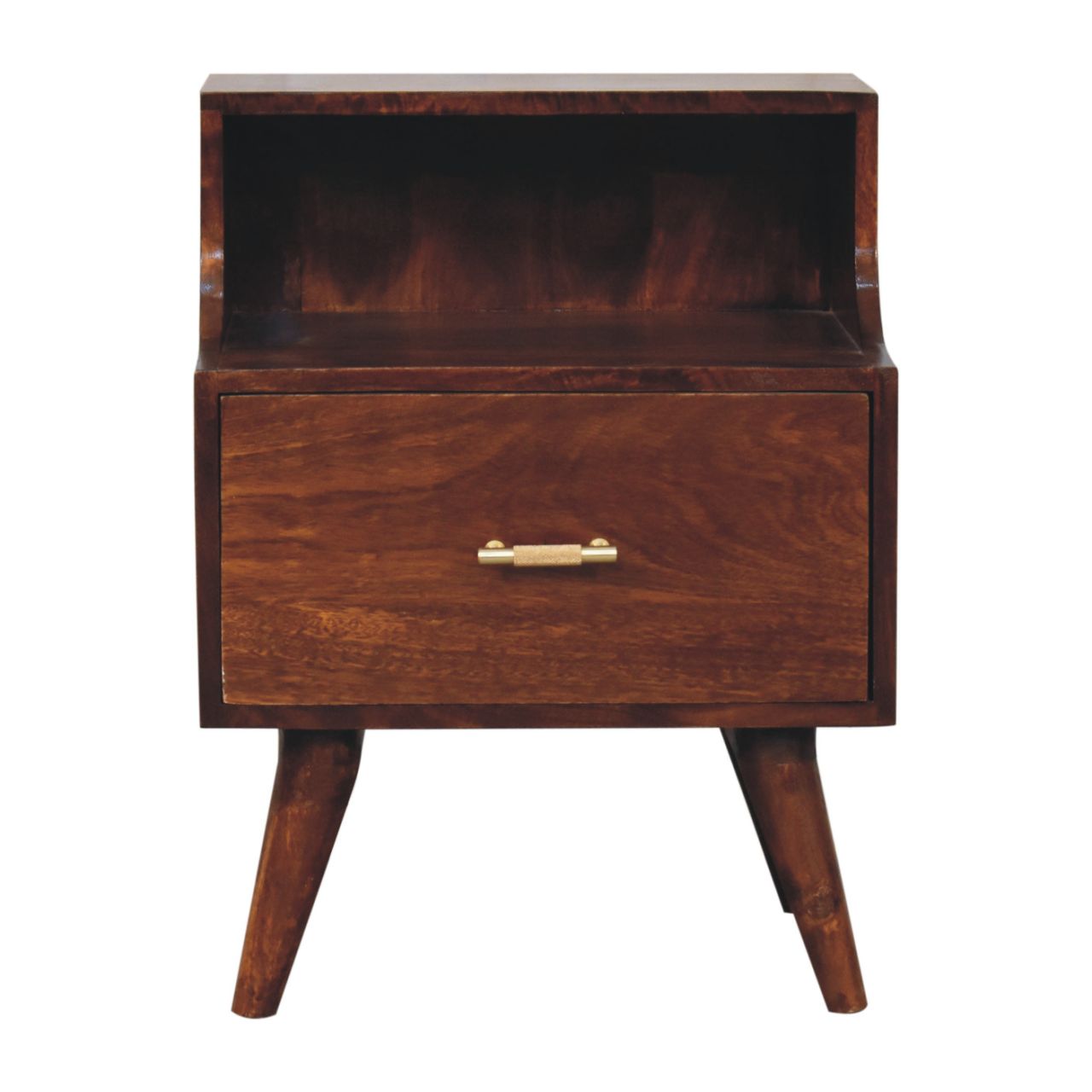 T-bar Raised Back Bedside - Living with Luxury