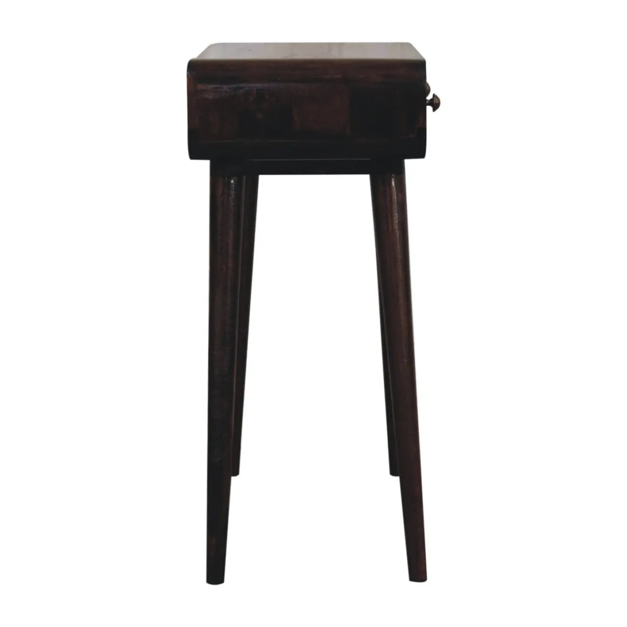California Walnut Curved Console Table - Living with Luxury