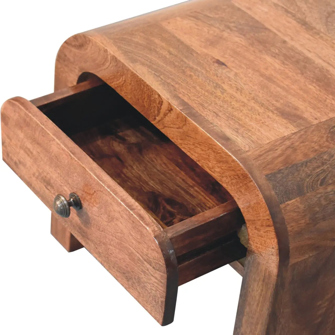Honey Caramel Darcy Bedside - Living with Luxury