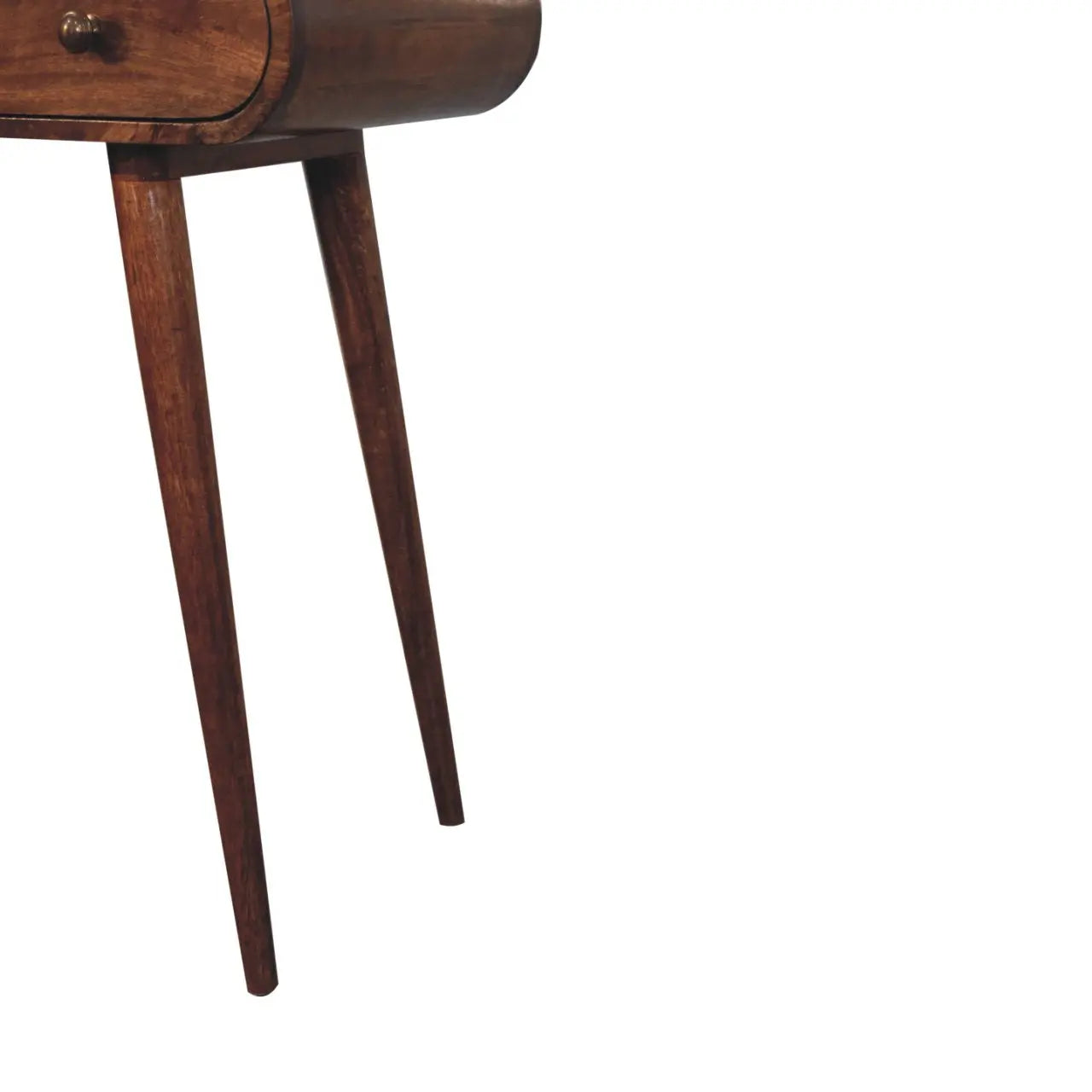 Honey Caramel Round Dressing Table - Living with Luxury